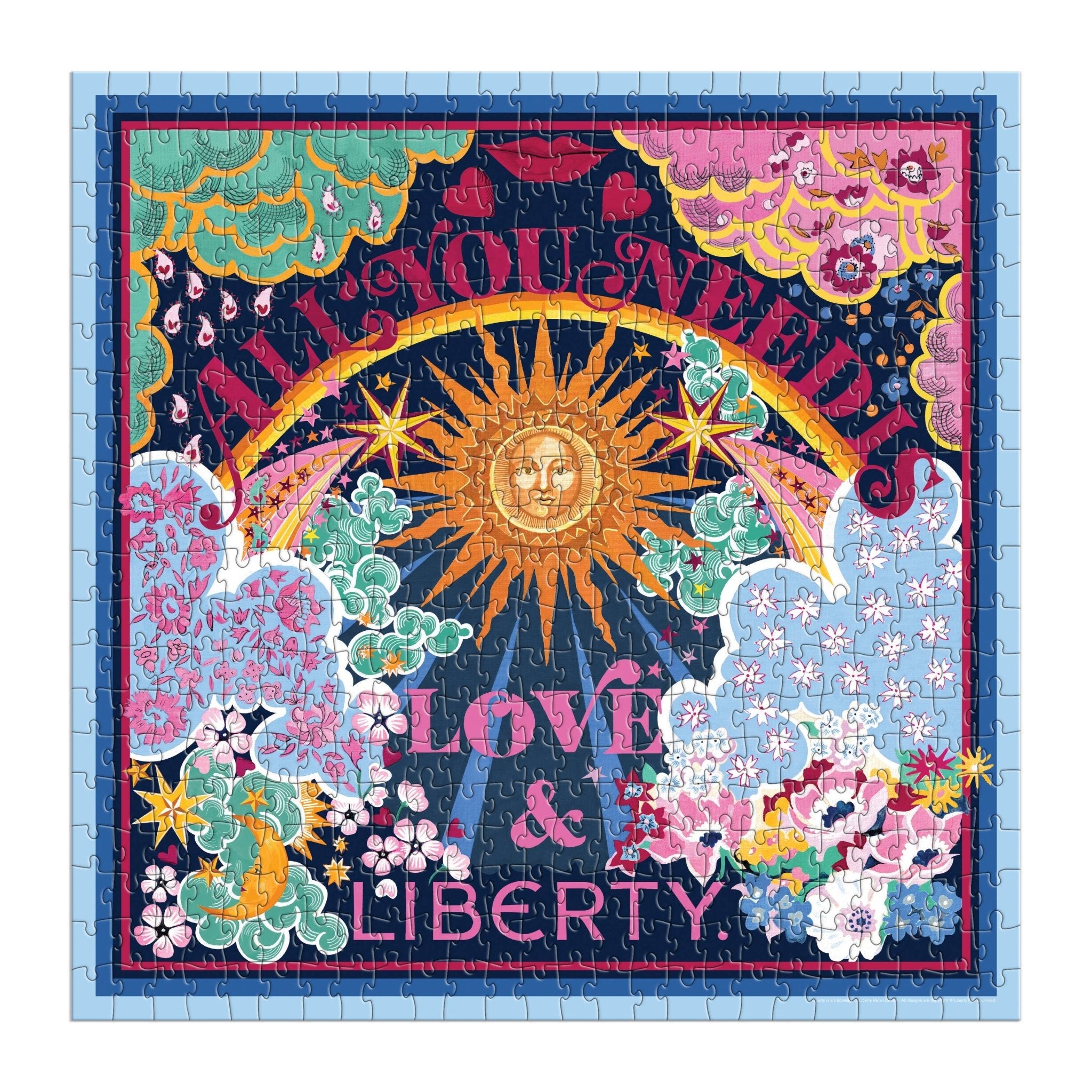 Liberty ALL YOU NEED IS LOVE 500 - Piece Puzzle - bubblegum market