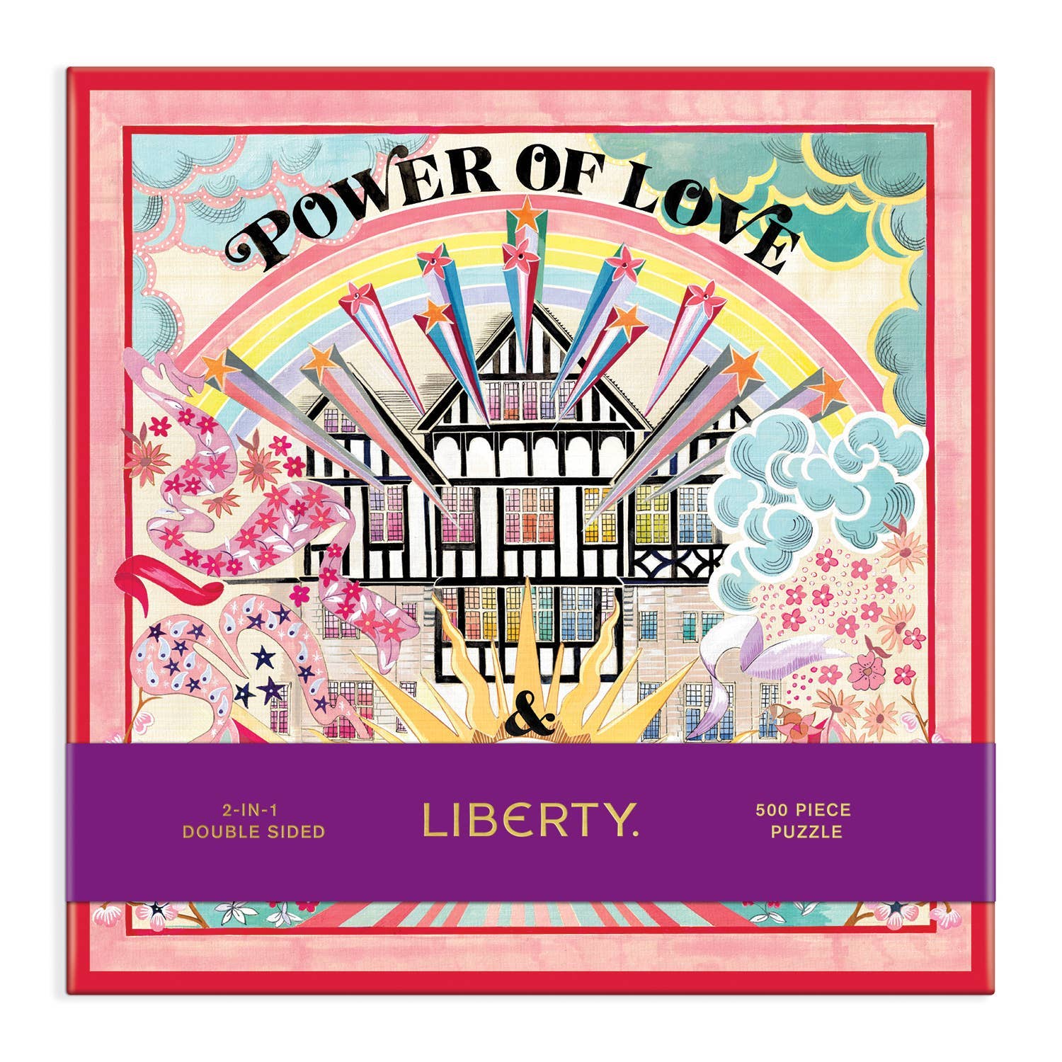 Liberty Power of Love 500 Piece Two - Sided Puzzle - bubblegum market