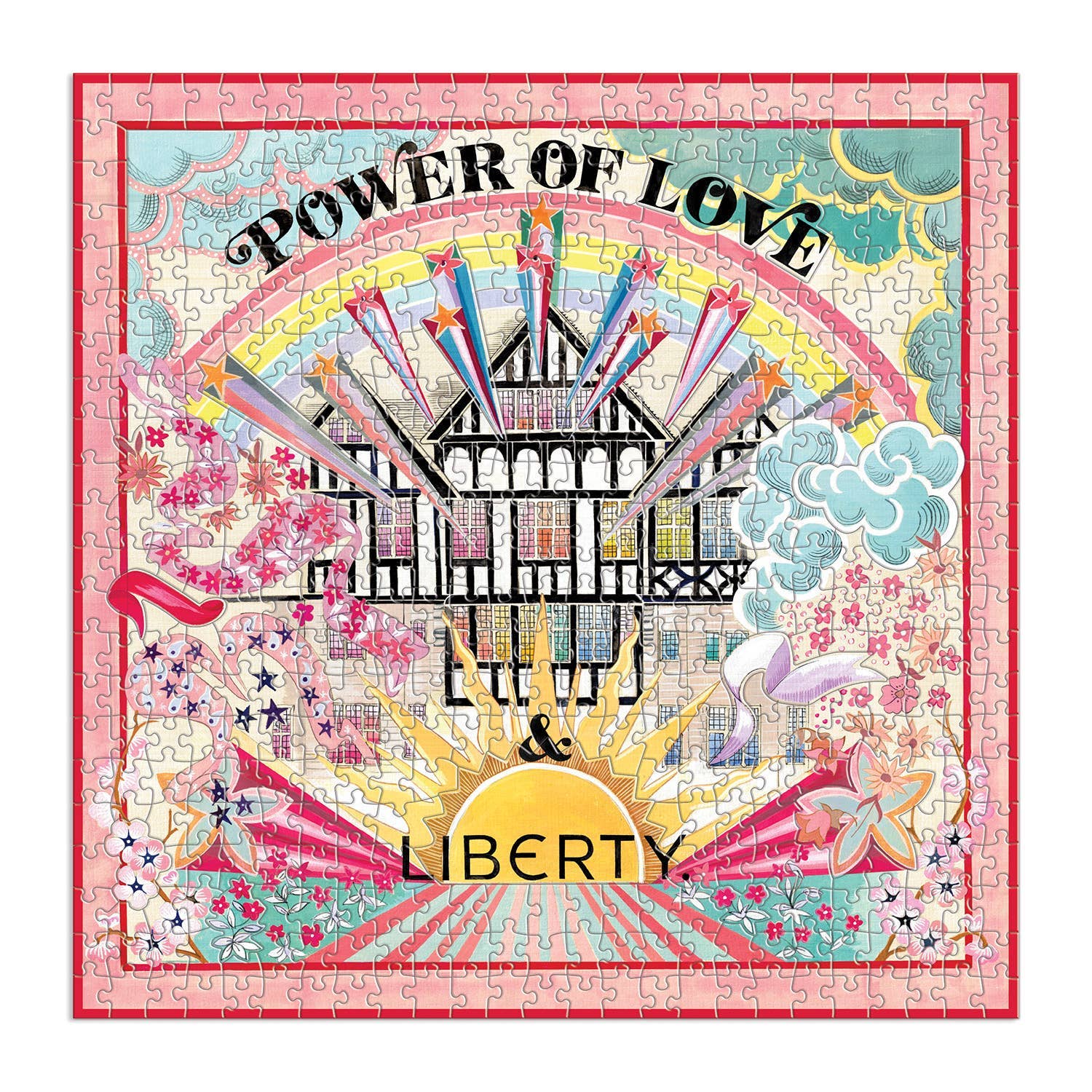 Liberty Power of Love 500 Piece Two - Sided Puzzle - bubblegum market