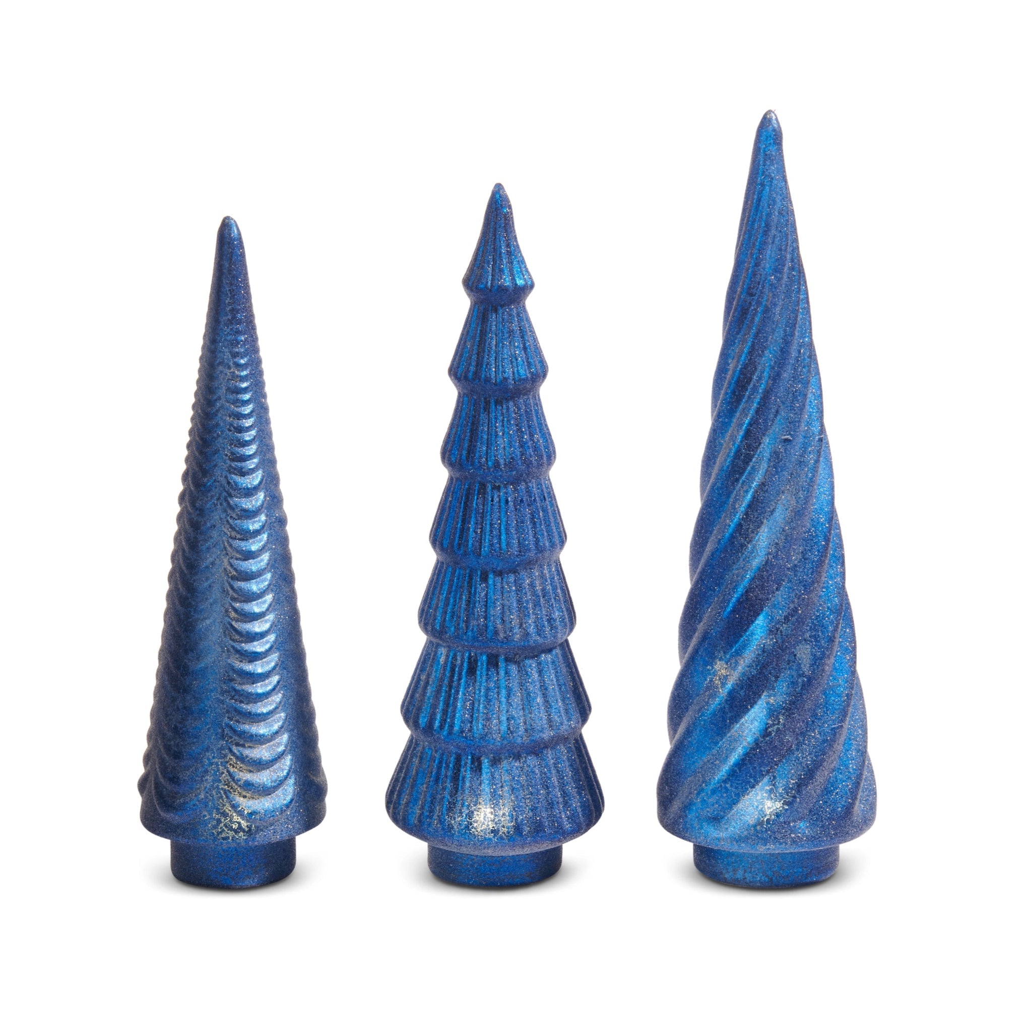 Lighted Blue Sugar Tabletop Trees 14" - bubblegum market