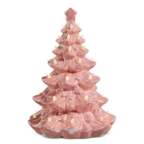 Lighted Pink Vintage Tree 13" - bubblegum market
