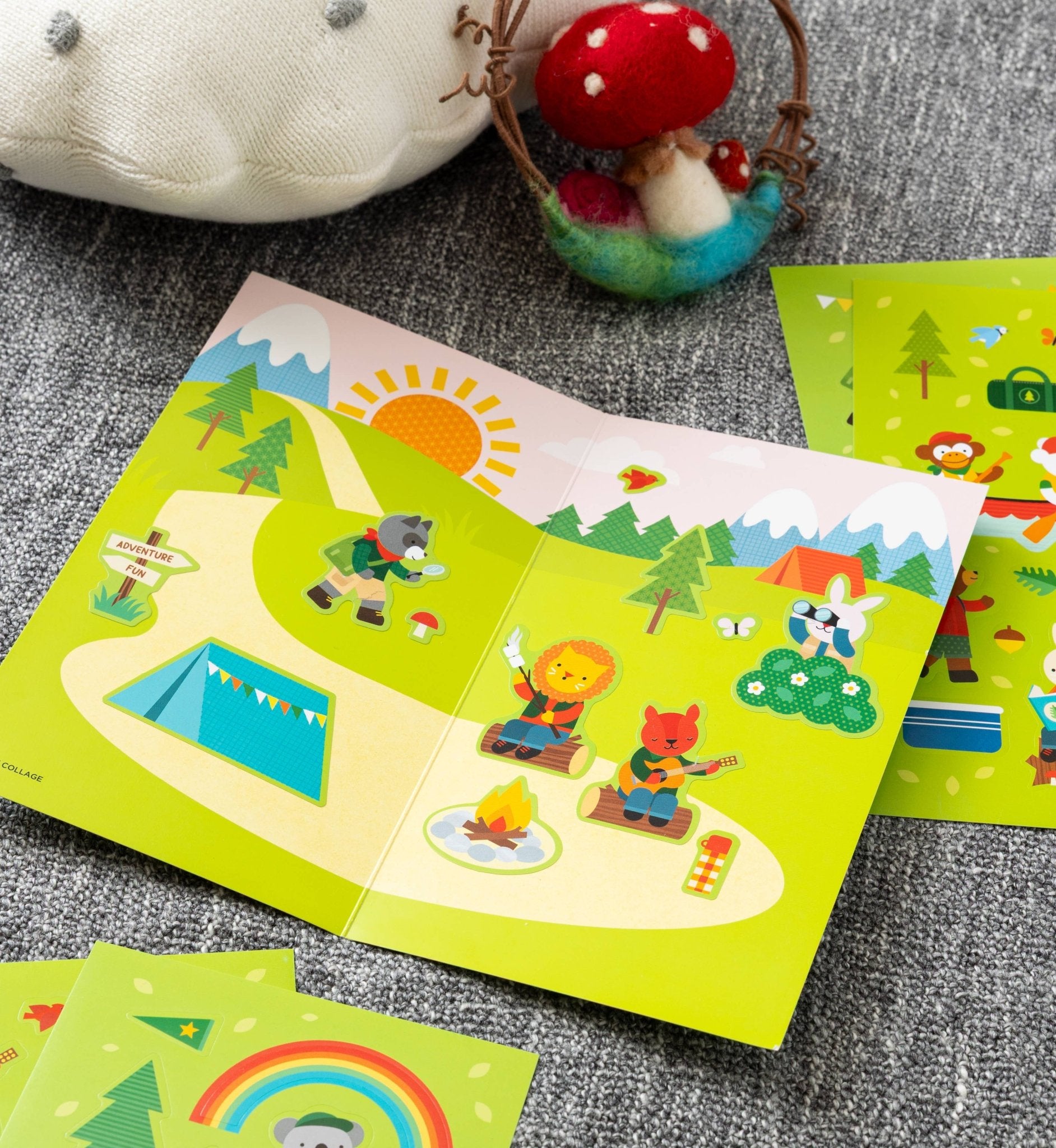 Little Campers Mini Sticker Scene Set - bubblegum market