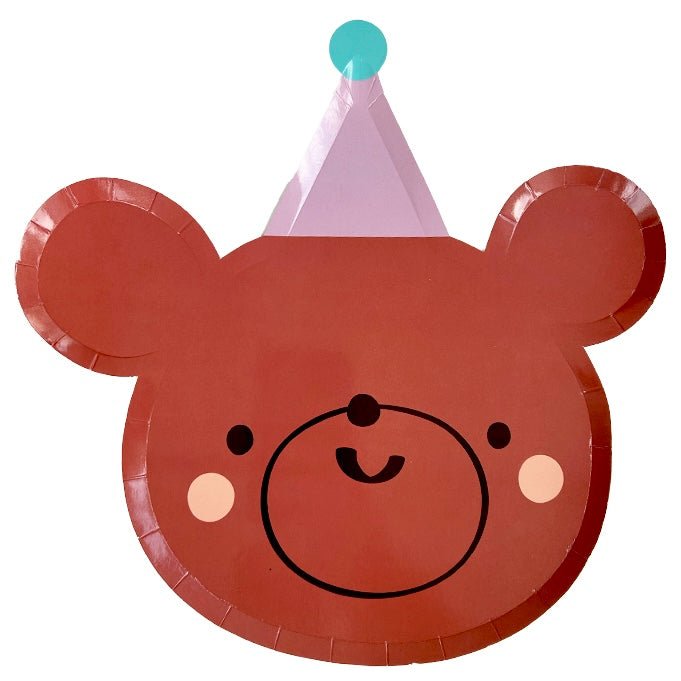 Little Celebrations Monkey Party Plates 11.5" - bubblegum market