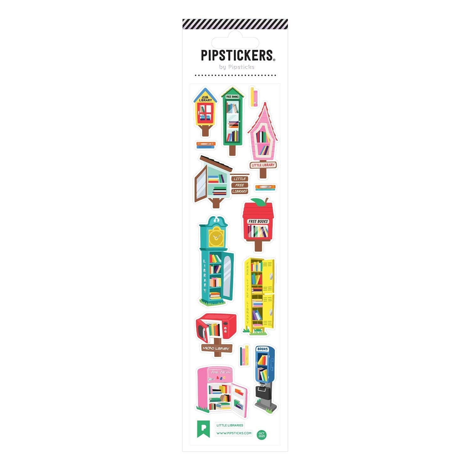 Little Libraries Stickers - bubblegum market
