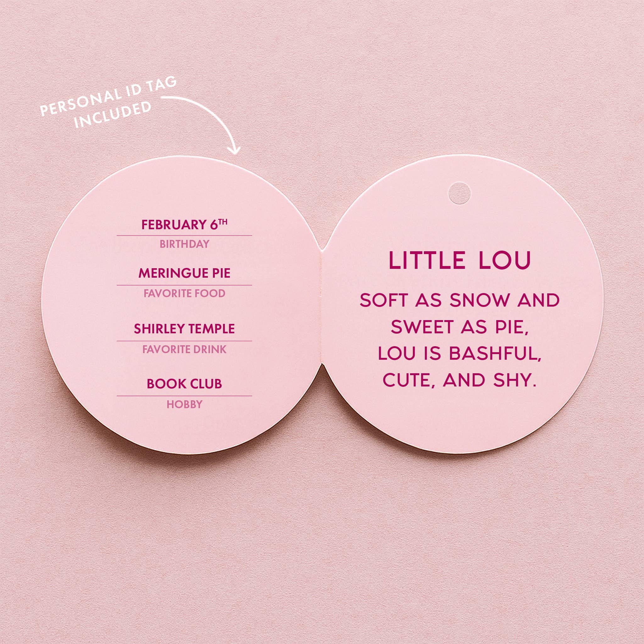 Little Lou Light Pink Elf Ornament 11" - bubblegum market