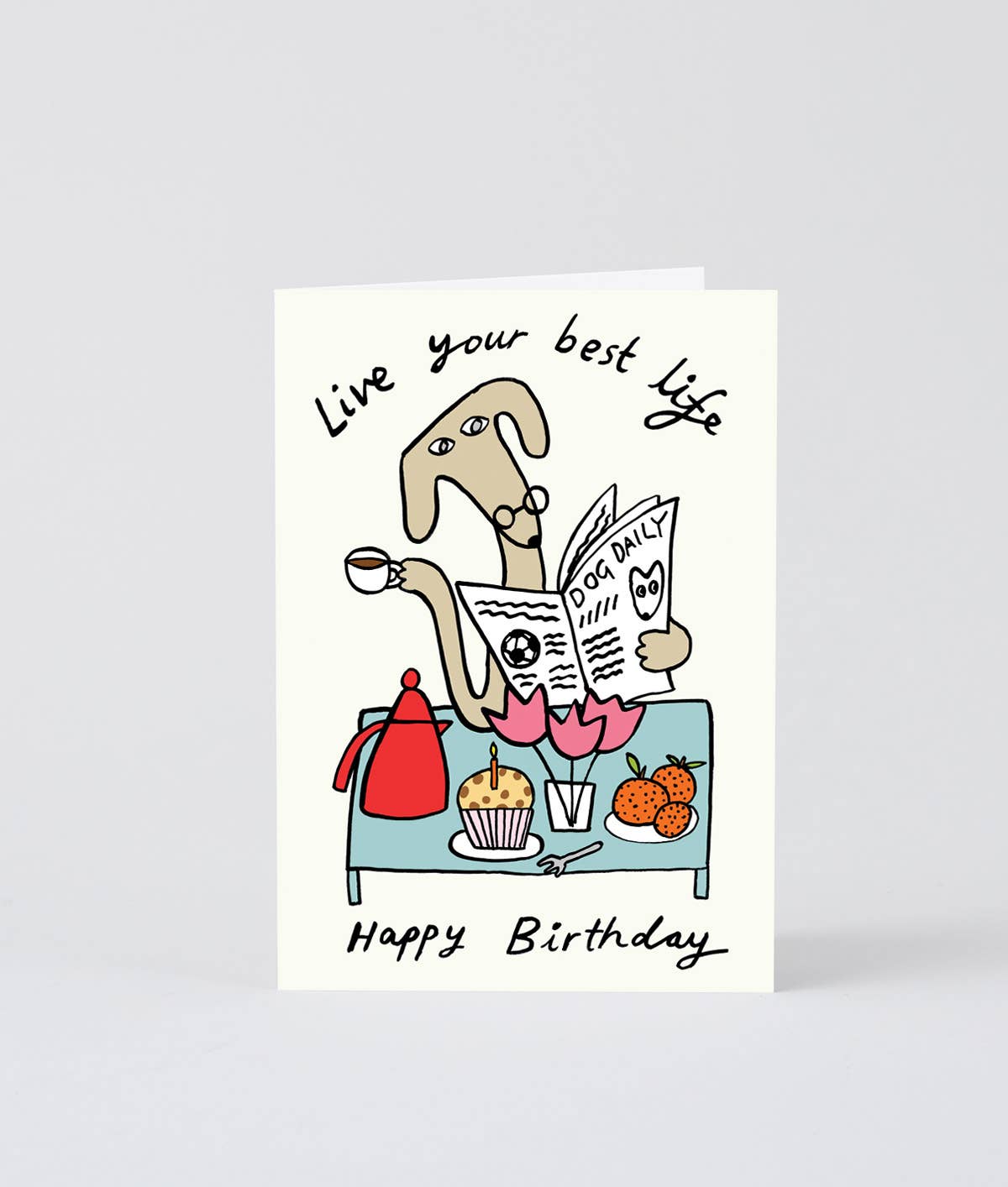 Live Your Best Life Birthday Card - bubblegum market