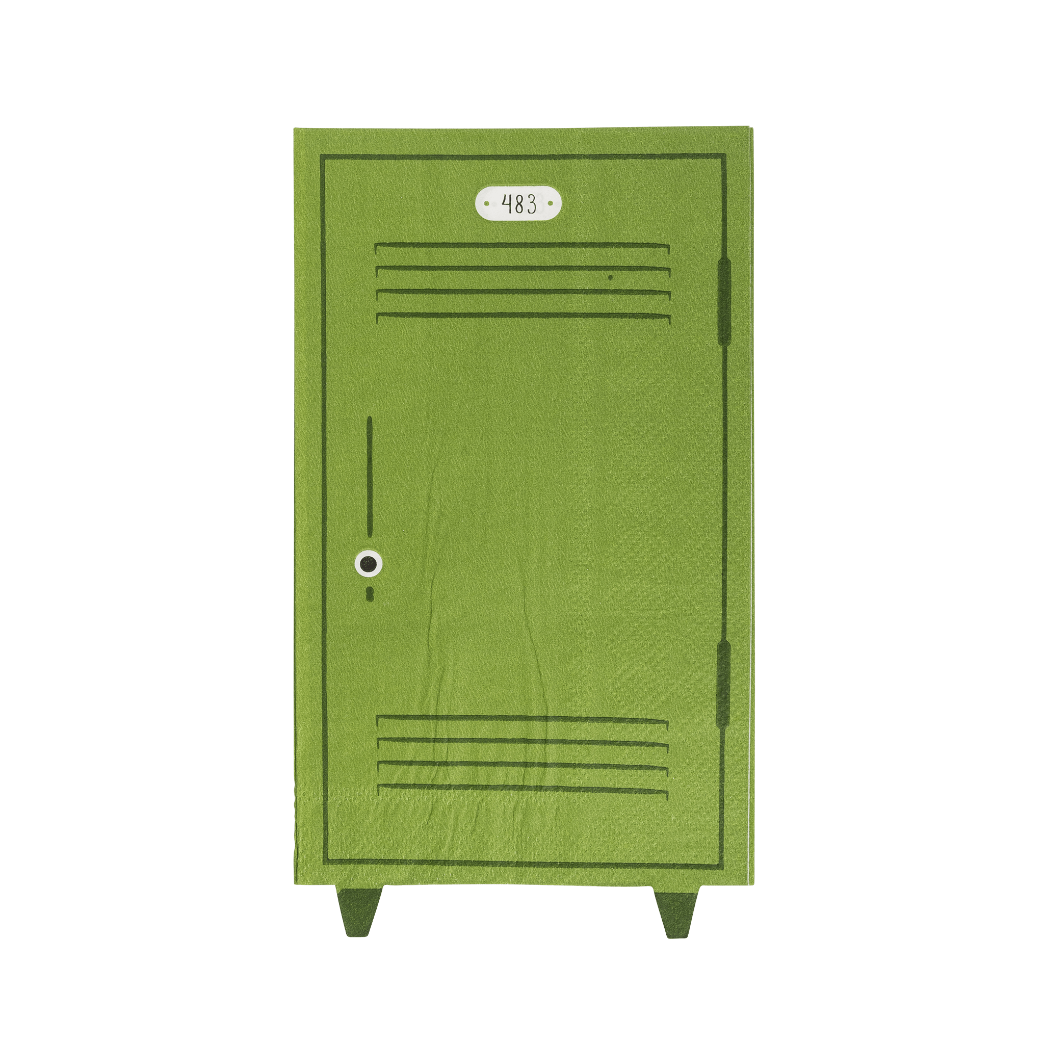 Locker Shaped Napkins - bubblegum market