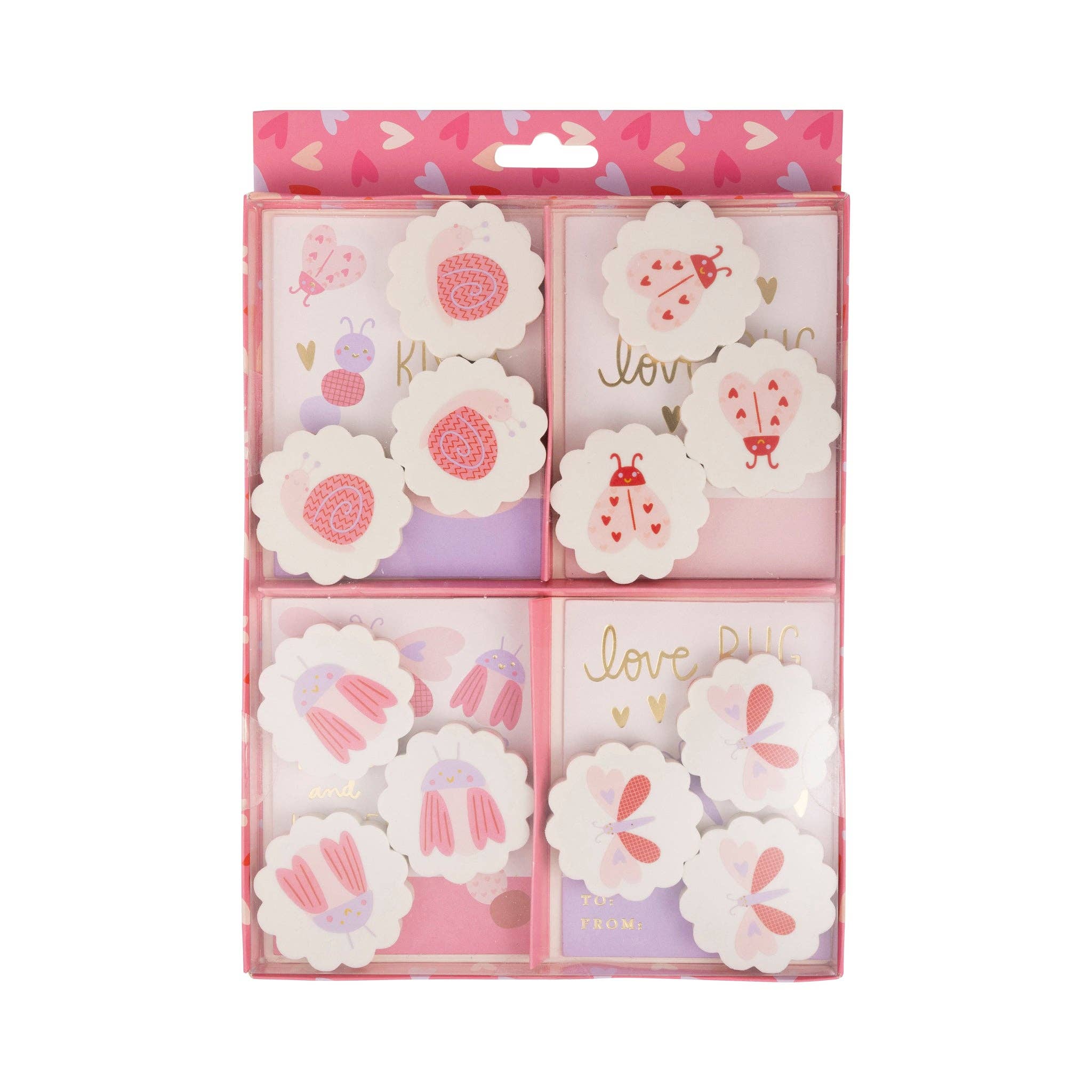 Love Bug Classroom Valentine Cards (12ct) - bubblegum market