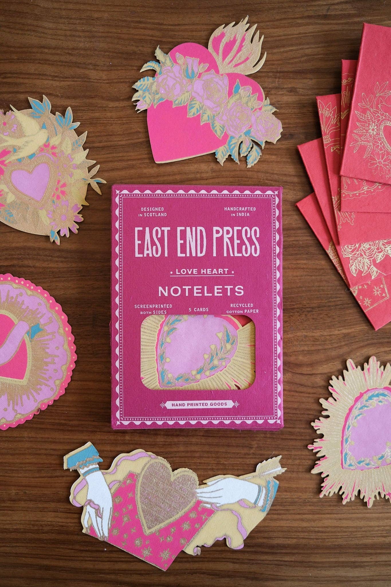 Love Heart Notecard Set - bubblegum market