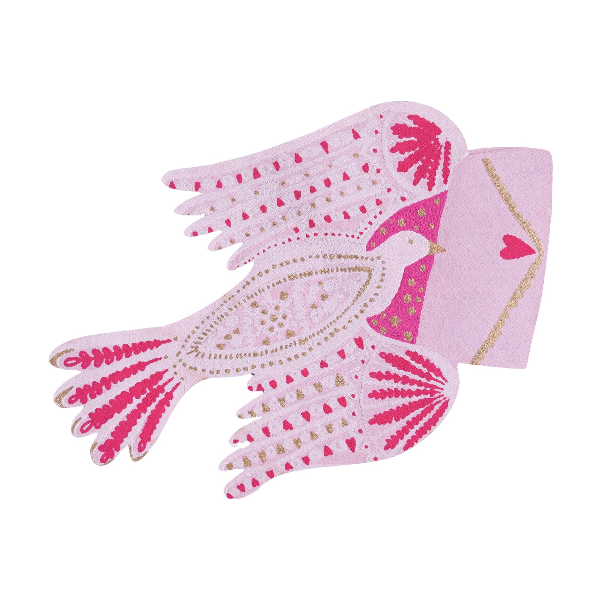 Love Letter Bird Greeting Card - bubblegum market