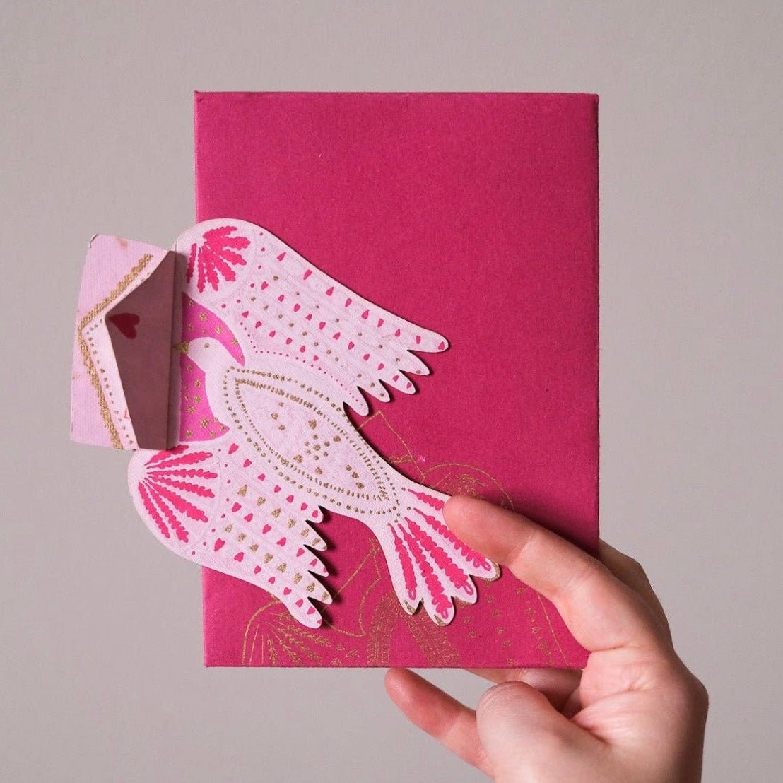 Love Letter Bird Greeting Card - bubblegum market