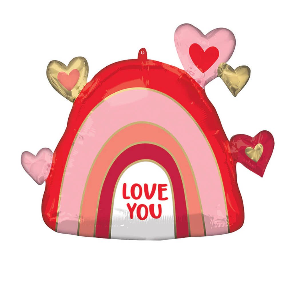 Love Rainbow Foil Balloon 26" - bubblegum market