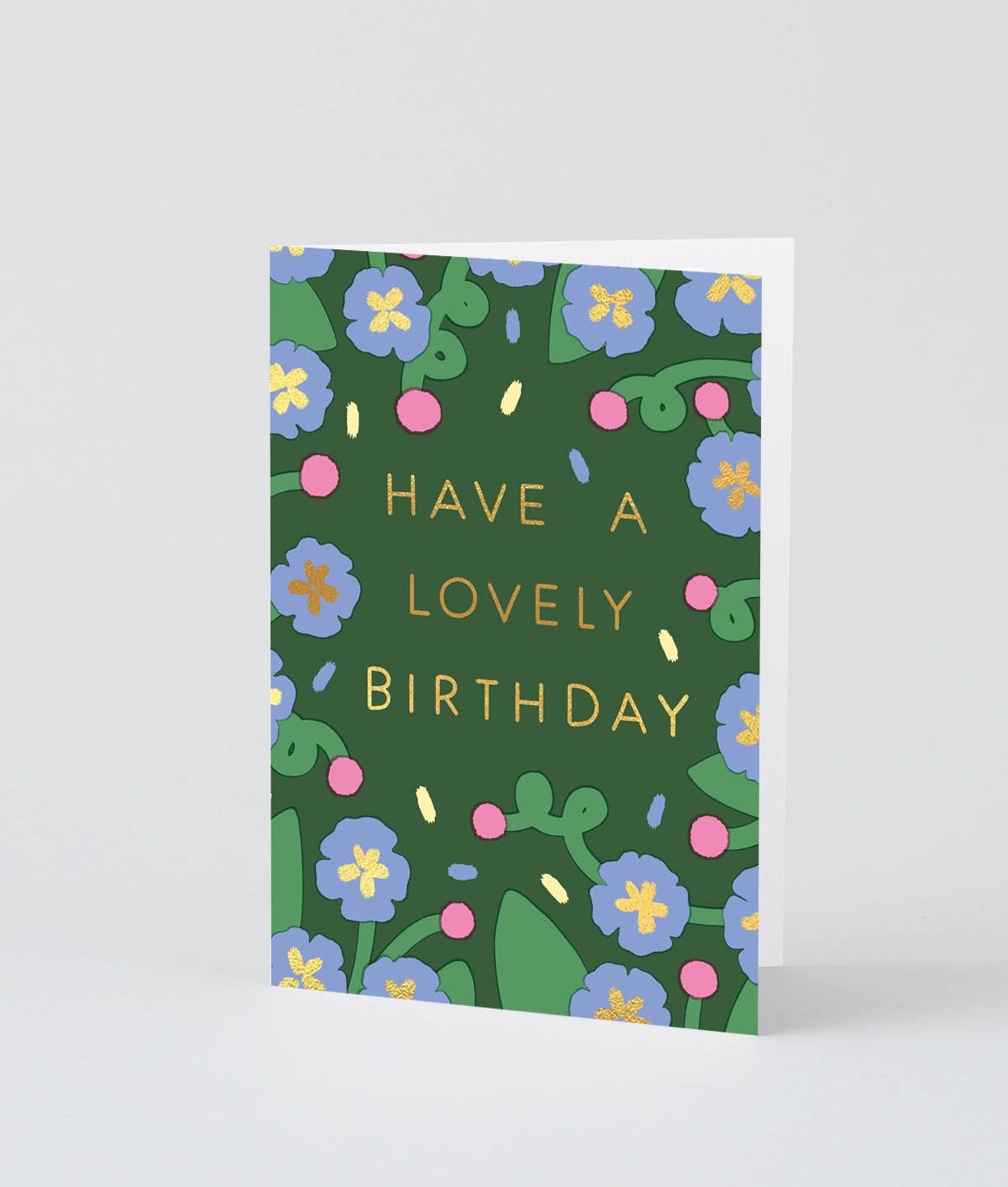 Lovely Birthday Flowers Greeting Card - bubblegum market