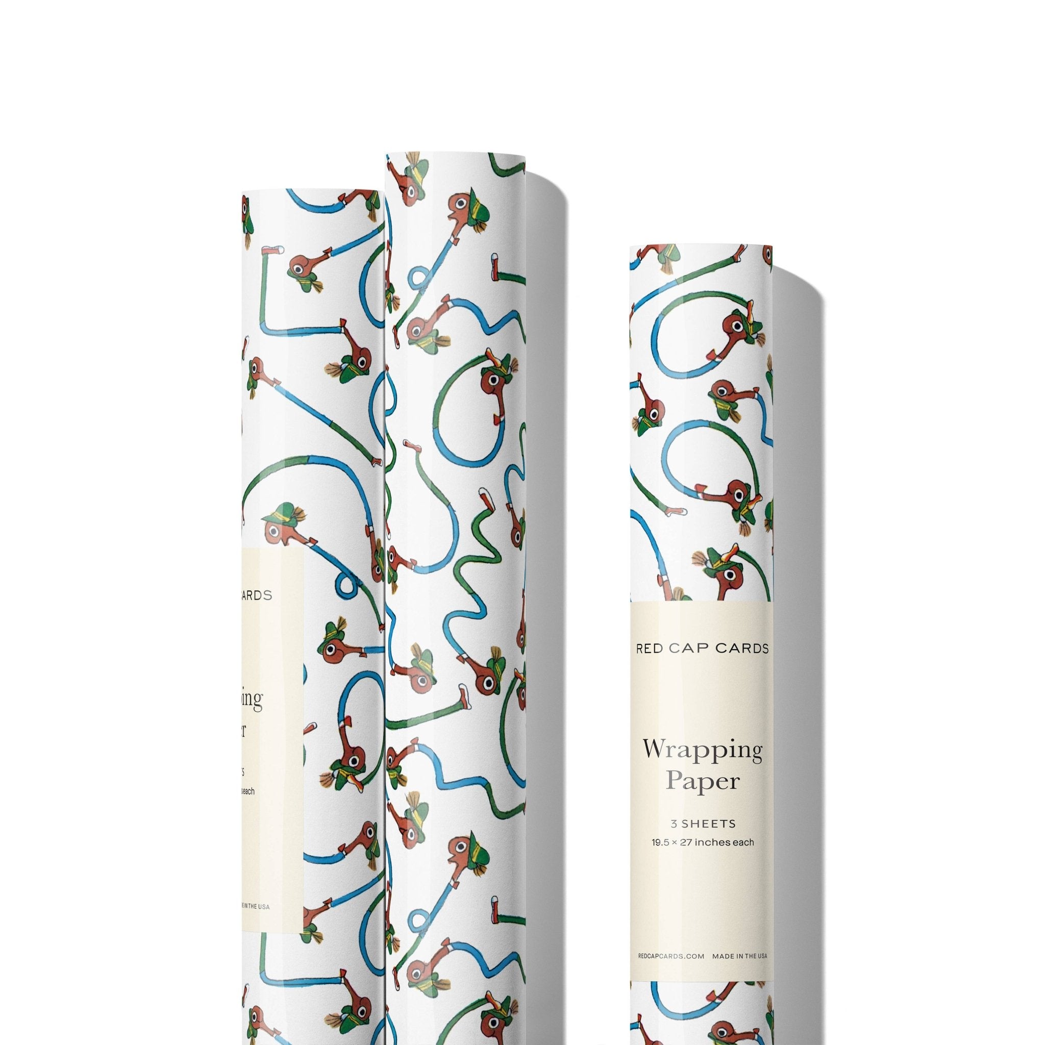 Lowly Shapes Wrapping Paper Sheets (Roll of 3) - bubblegum market