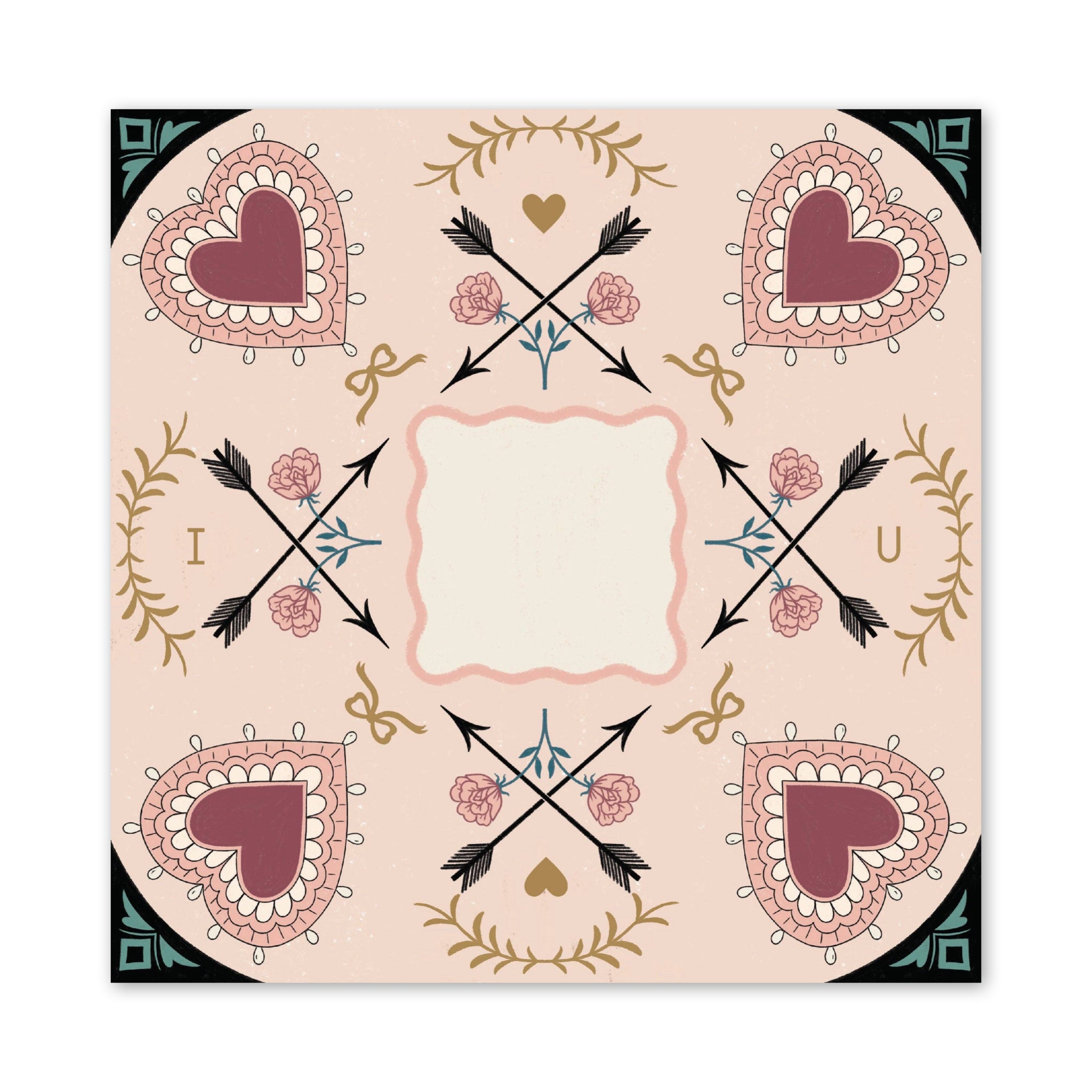 Luck, Love & Dreams Charm Cards: 12 Folded Victorian Pocket Notes - bubblegum market
