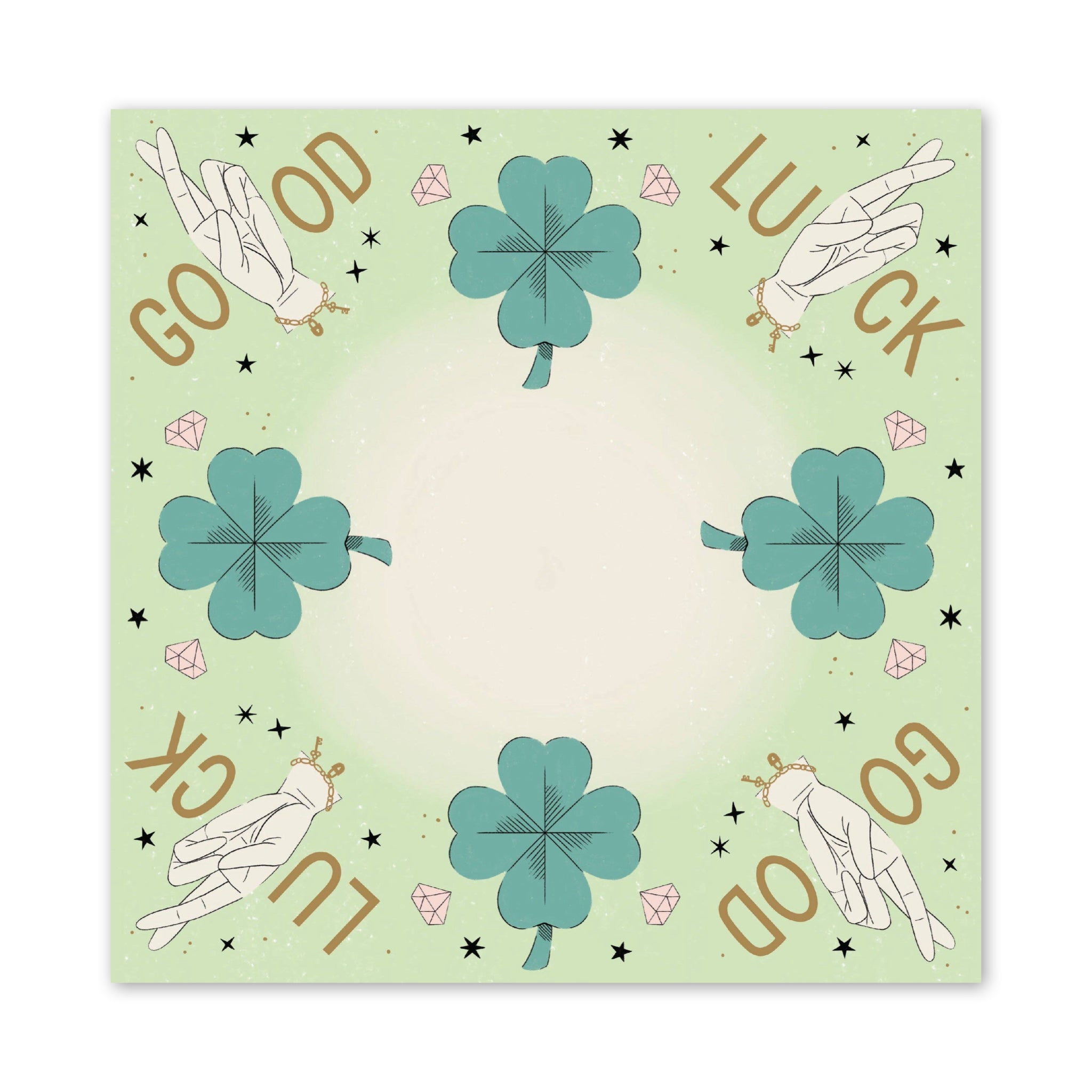 Luck, Love & Dreams Charm Cards: 12 Folded Victorian Pocket Notes - bubblegum market