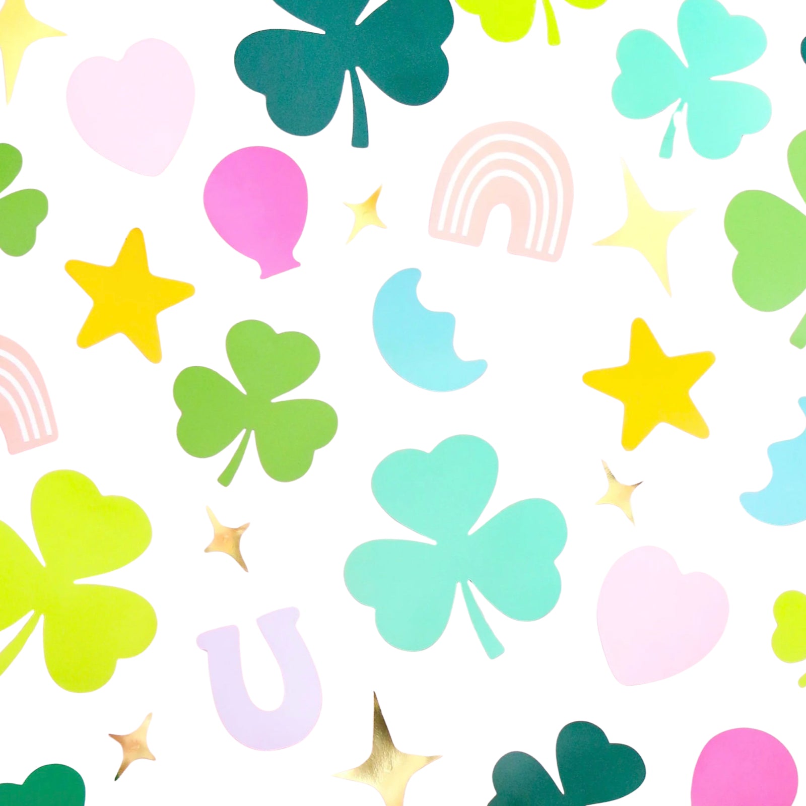Lucky Mix Giant St. Patrick's Day Paper Confetti - bubblegum market