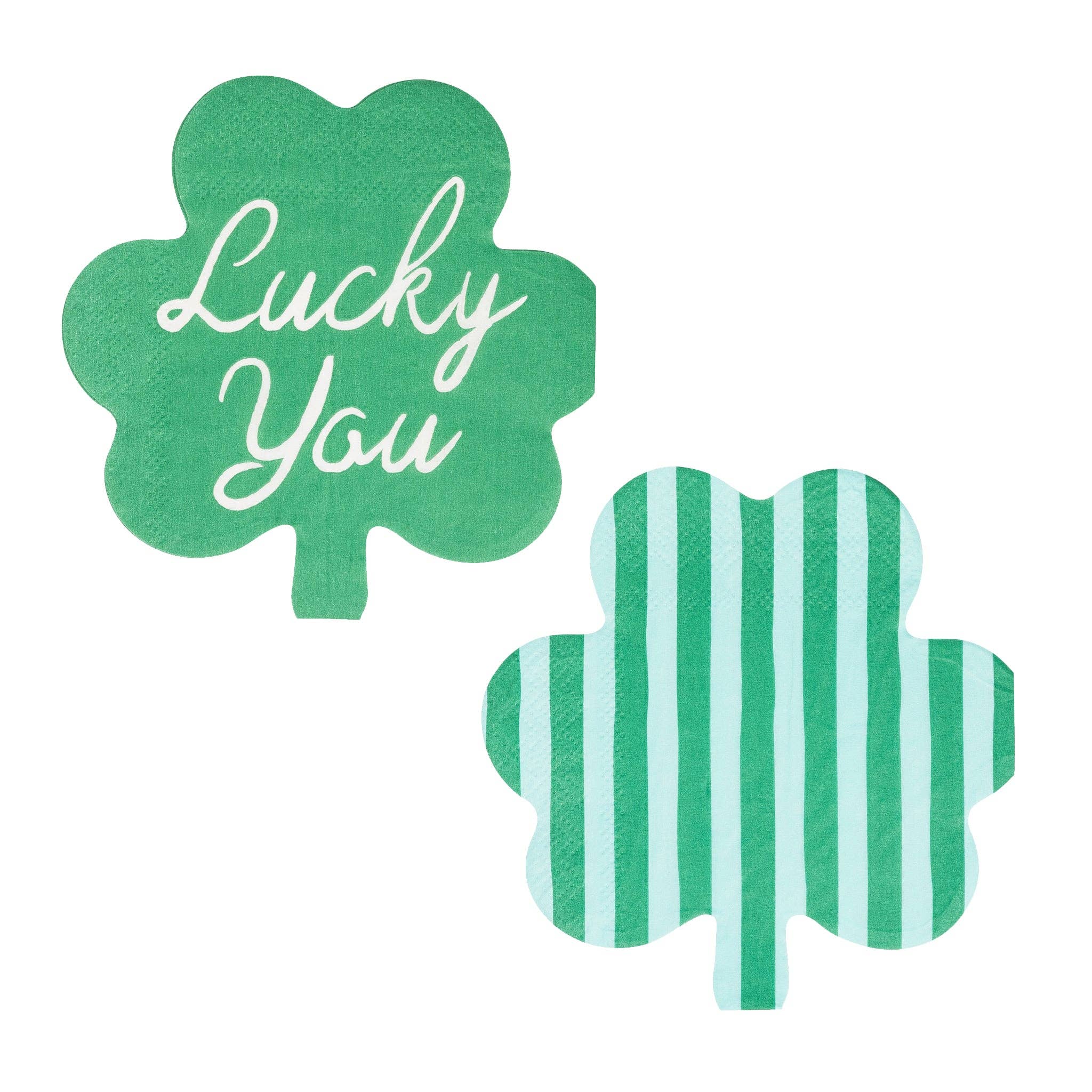 Lucky You / Striped Shamrock Napkins - bubblegum market