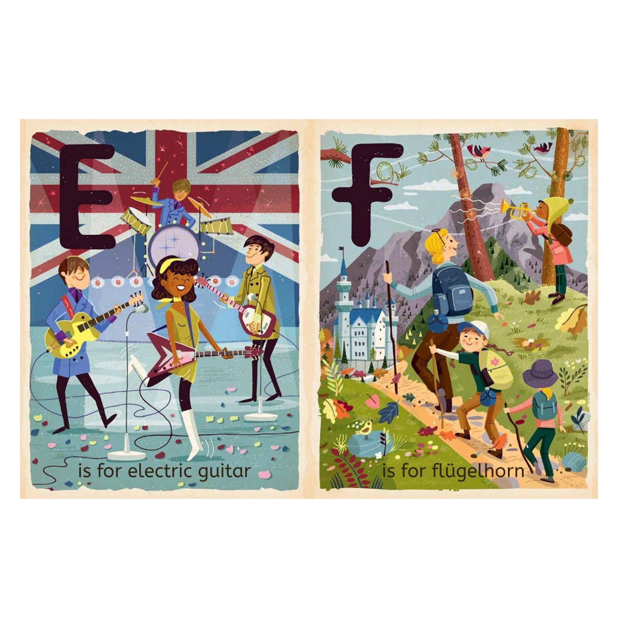 M is for Music: Alphabet Board Book - bubblegum market