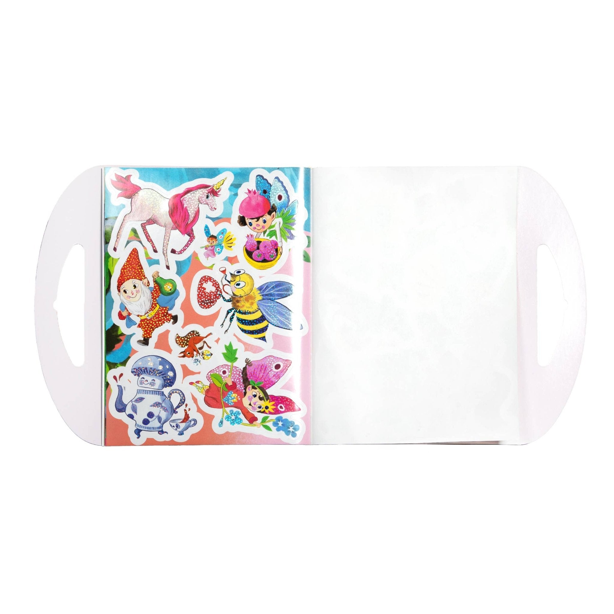 Magical Creatures Shiny Sticker Book - bubblegum market