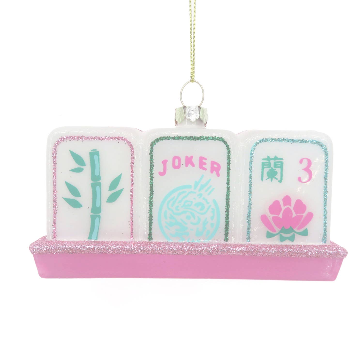Mahjong Tiles Ornament 4.5" - bubblegum market