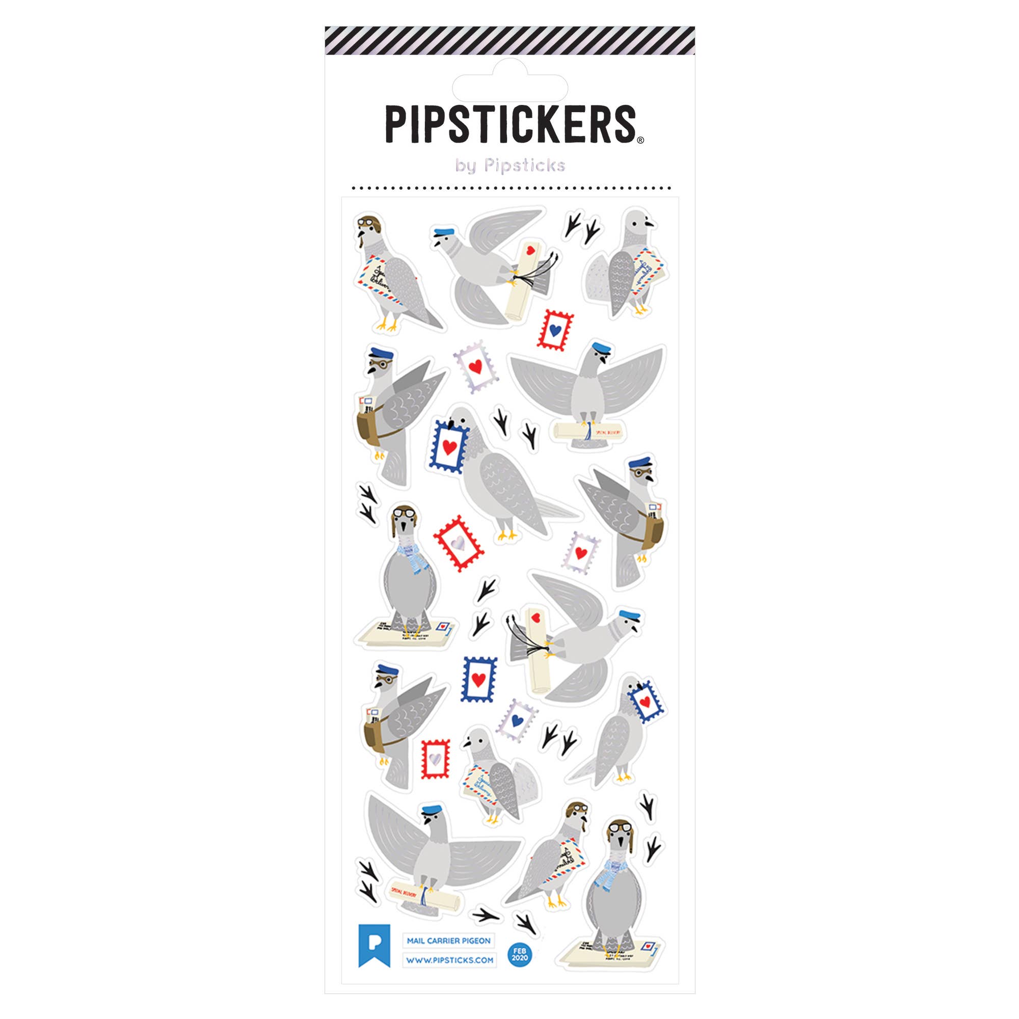 Mail Carrier Pigeon Stickers - bubblegum market