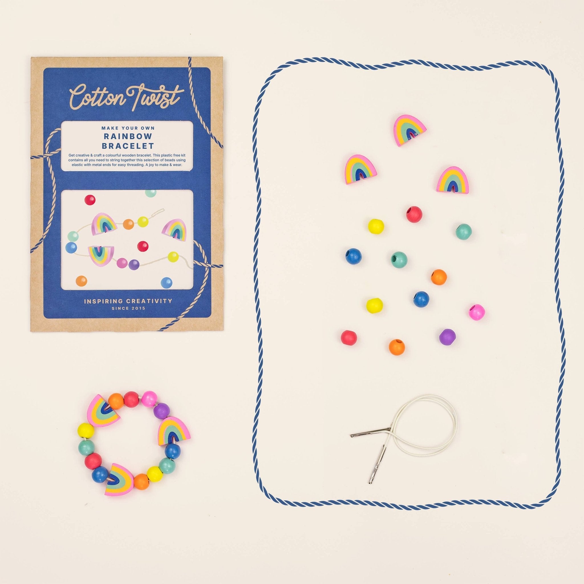 Make Your Own Rainbow Bracelet - bubblegum market