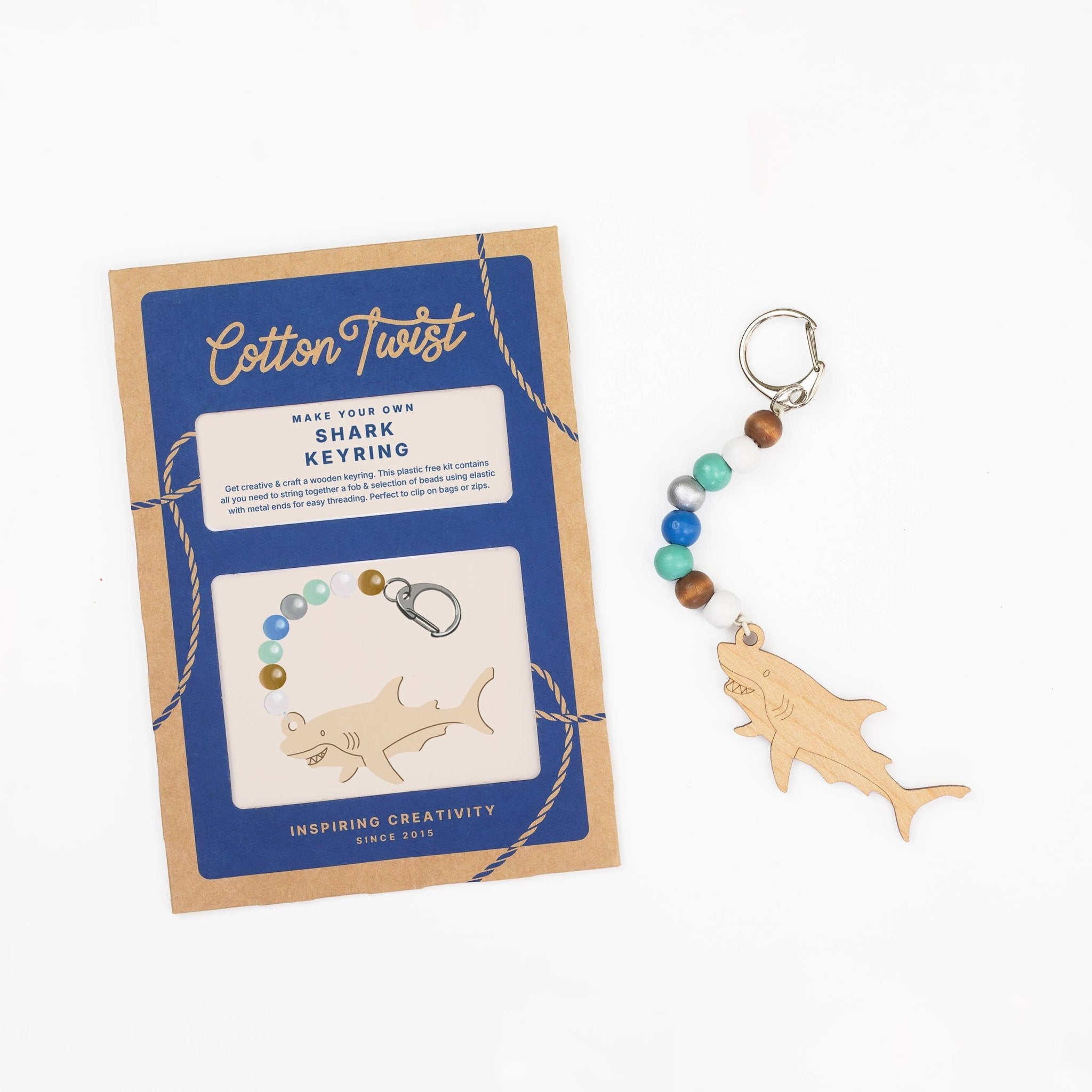 Make Your Own Shark Keyring Kit - bubblegum market