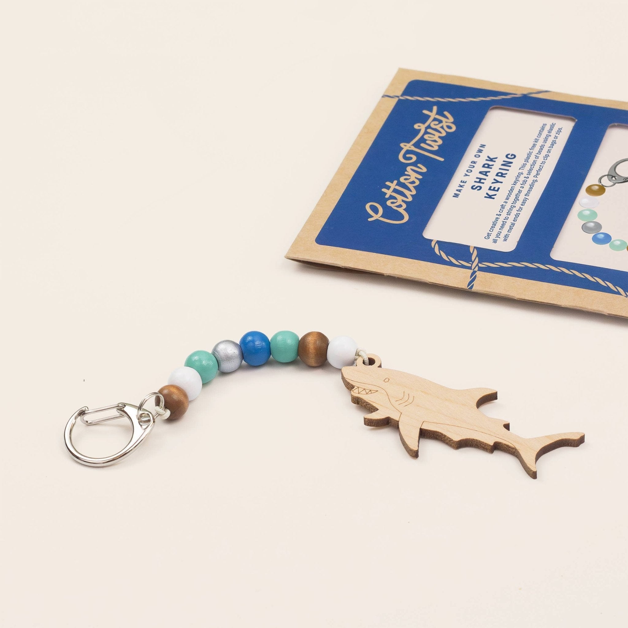 Make Your Own Shark Keyring Kit - bubblegum market