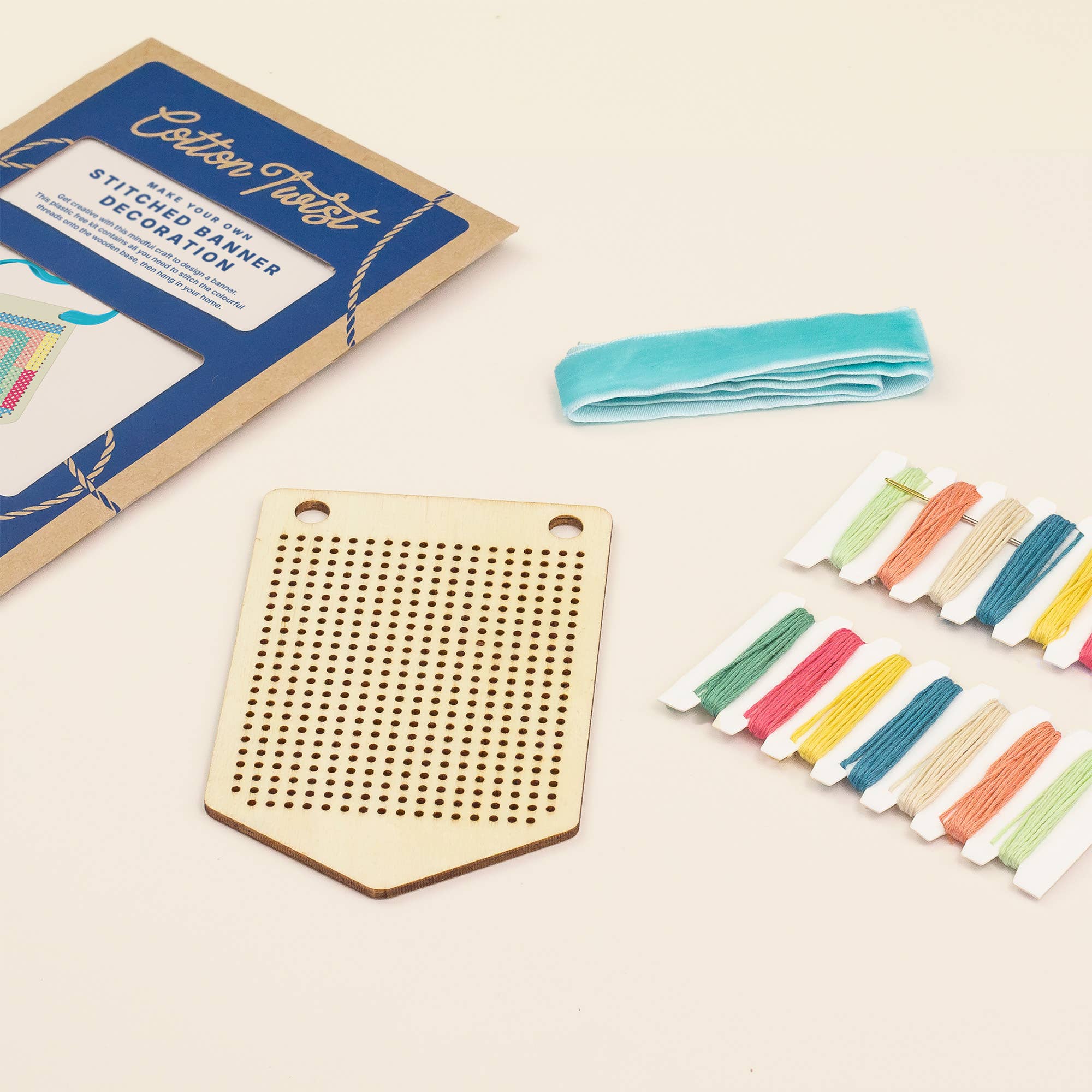 Make Your Own Stitched Banner Kit - bubblegum market