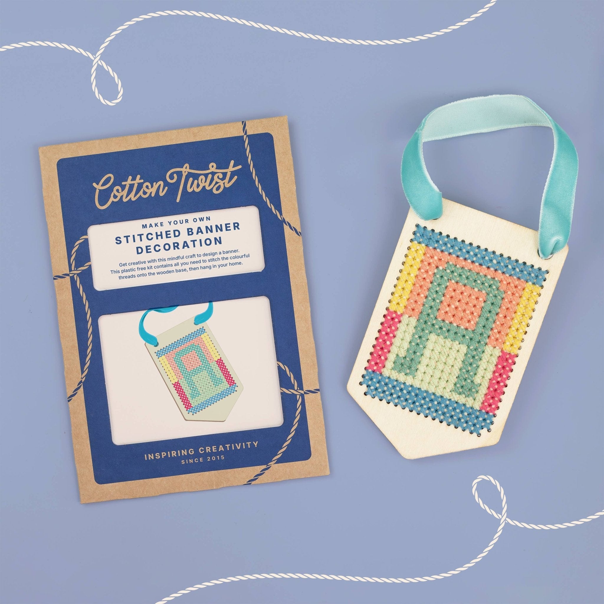 Make Your Own Stitched Banner Kit - bubblegum market