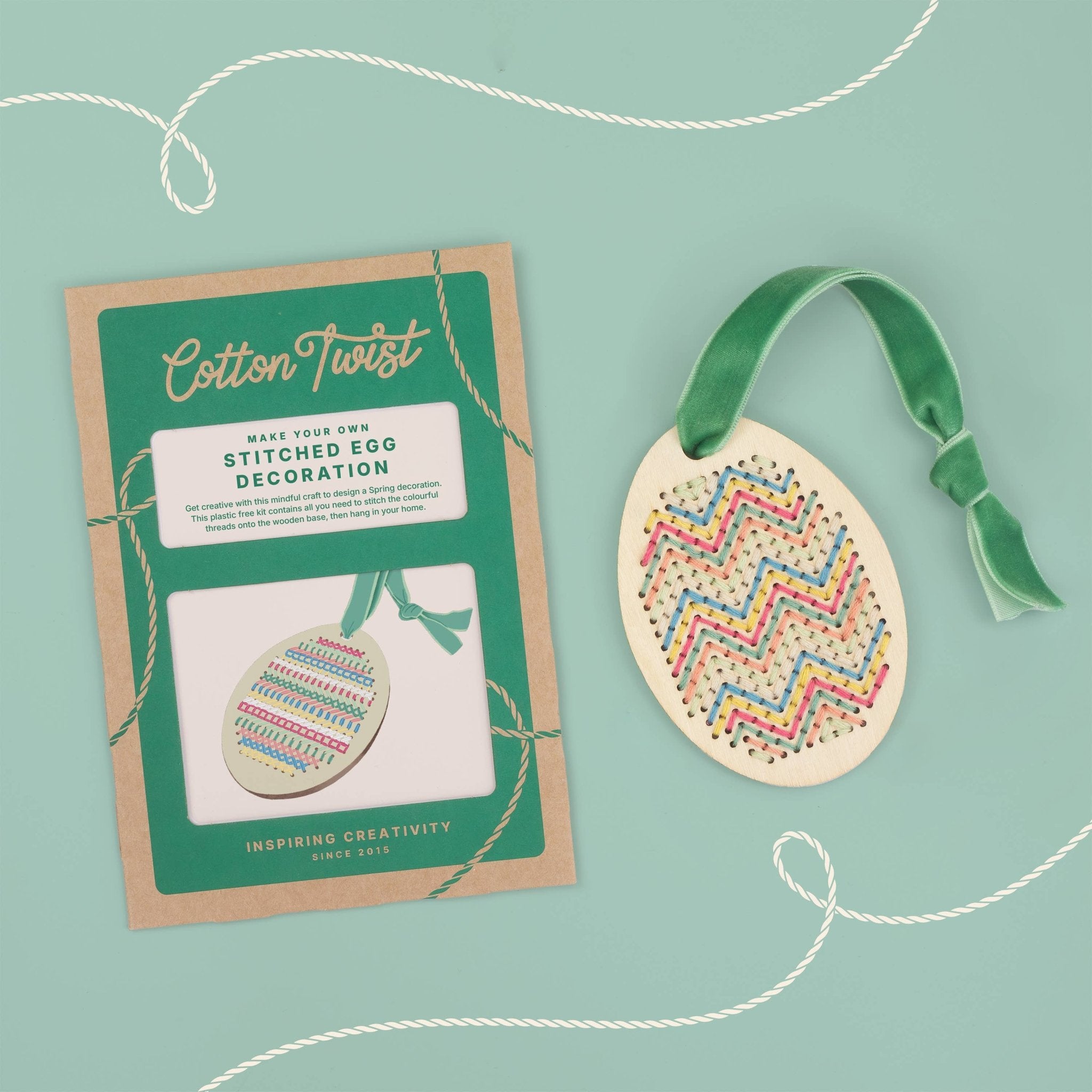 Make Your Own Stitched Egg Decoration Kit - bubblegum market