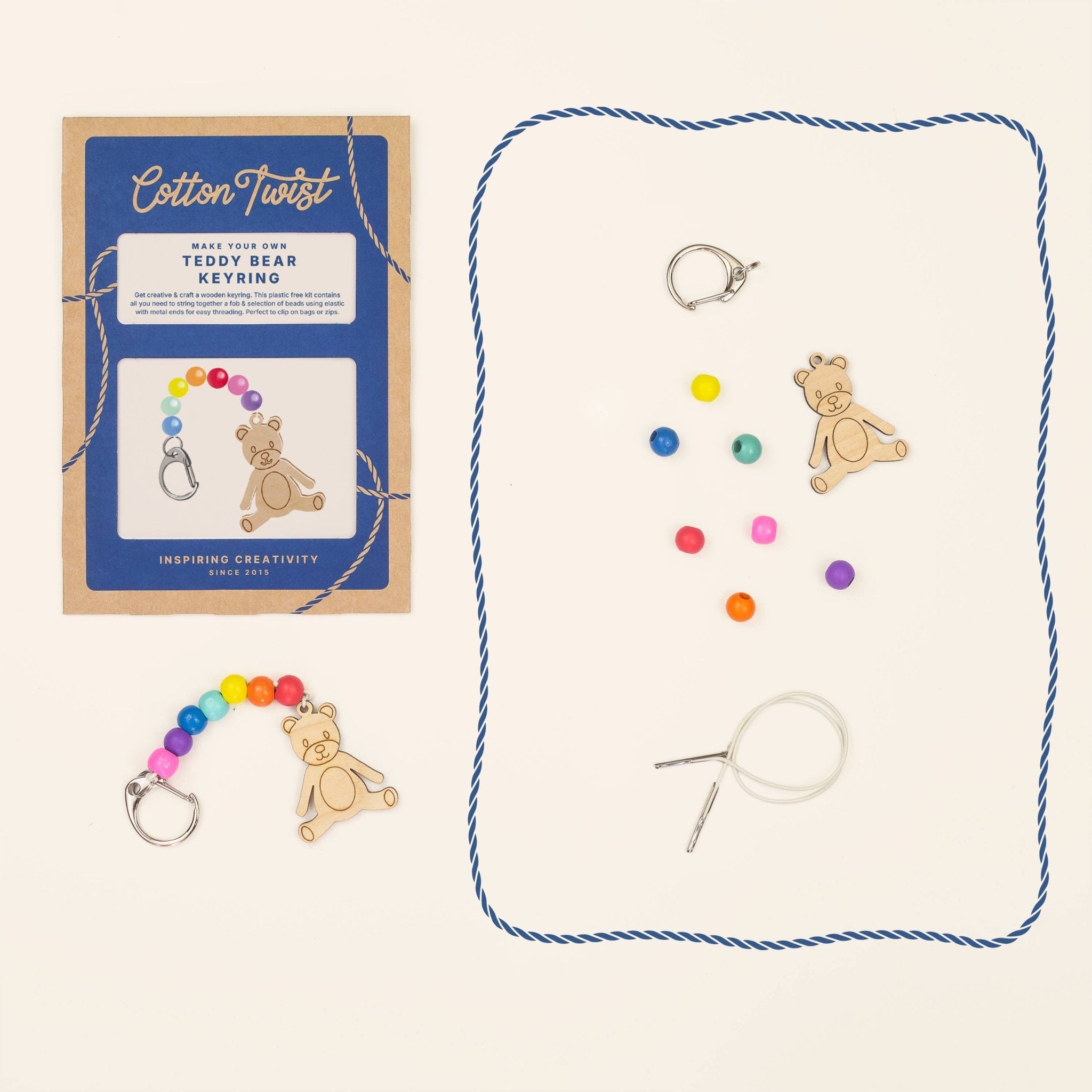 Make Your Own Teddy Bear Keyring - bubblegum market