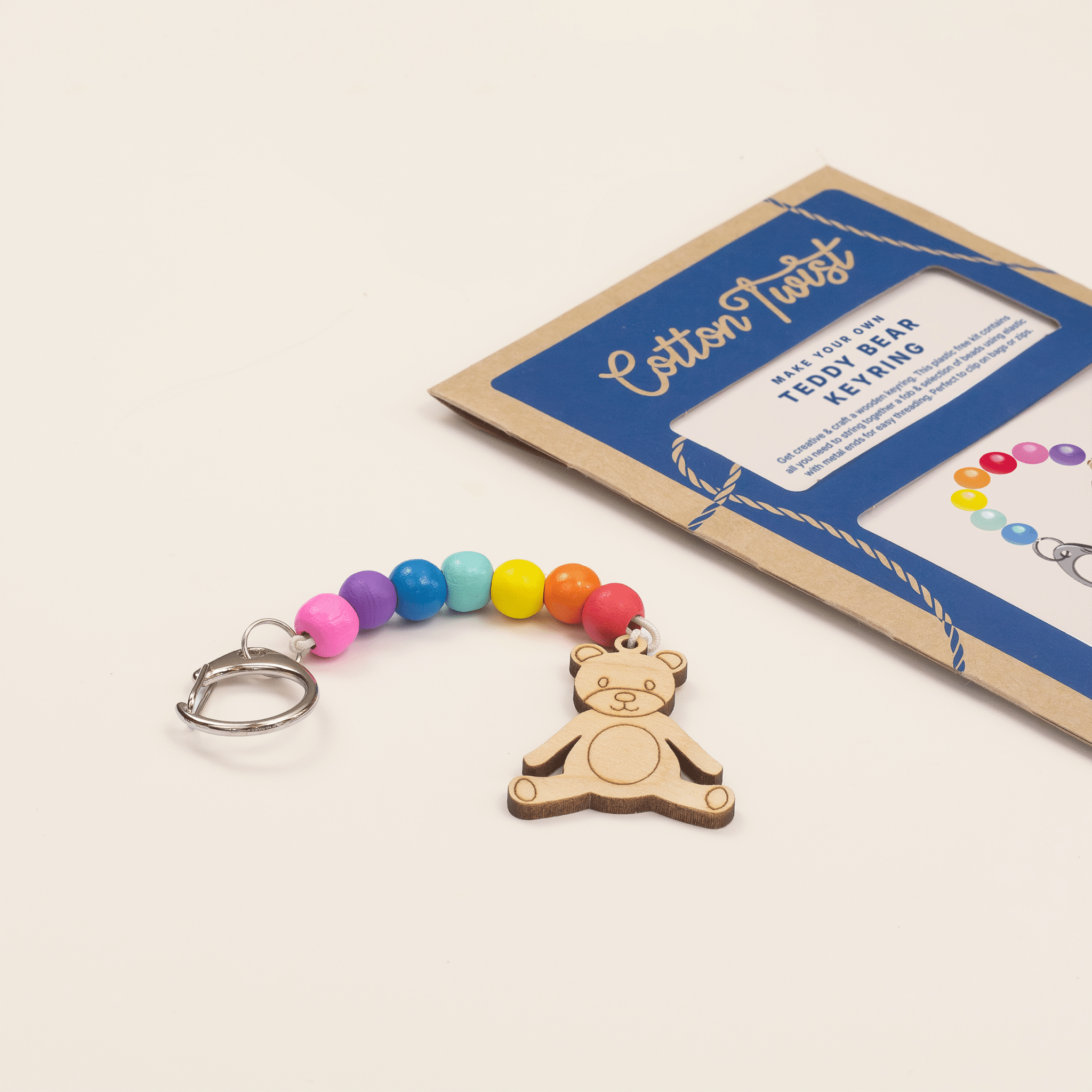 Make Your Own Teddy Bear Keyring - bubblegum market