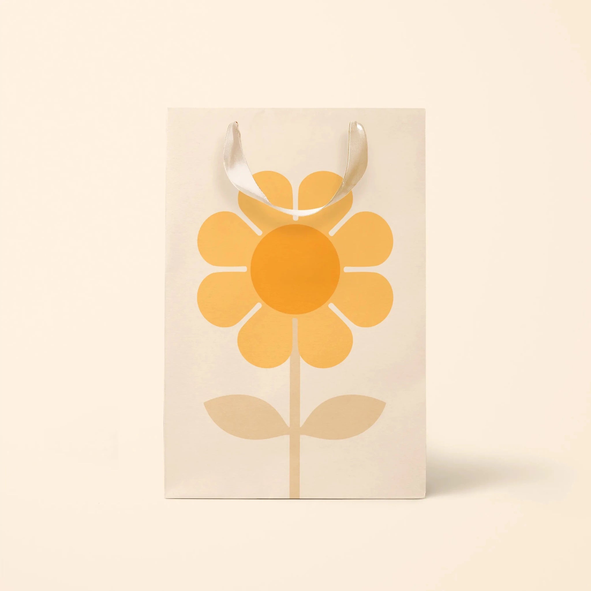 Marigold Retro Flower Medium Gift Bag - bubblegum market