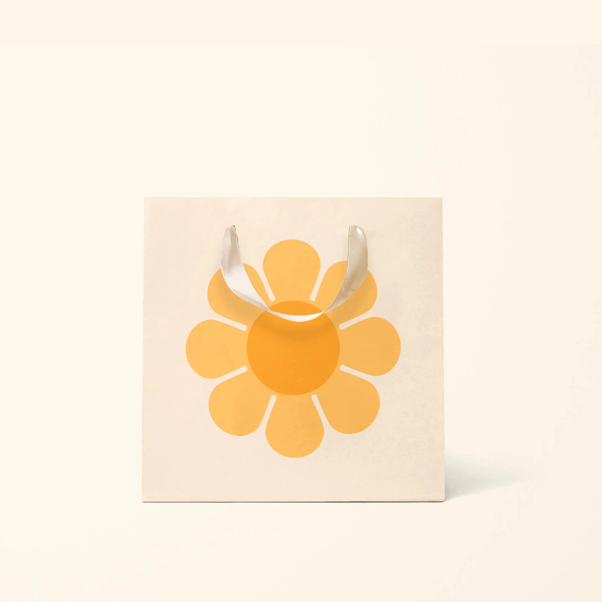 Marigold Retro Flower Small Gift Bag - bubblegum market
