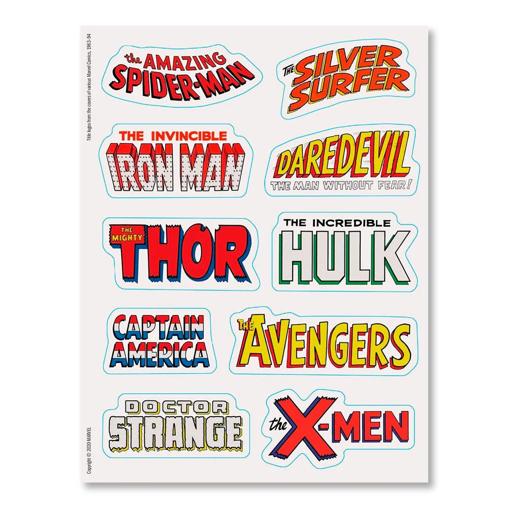 Marvel Classic Sticker Book - bubblegum market