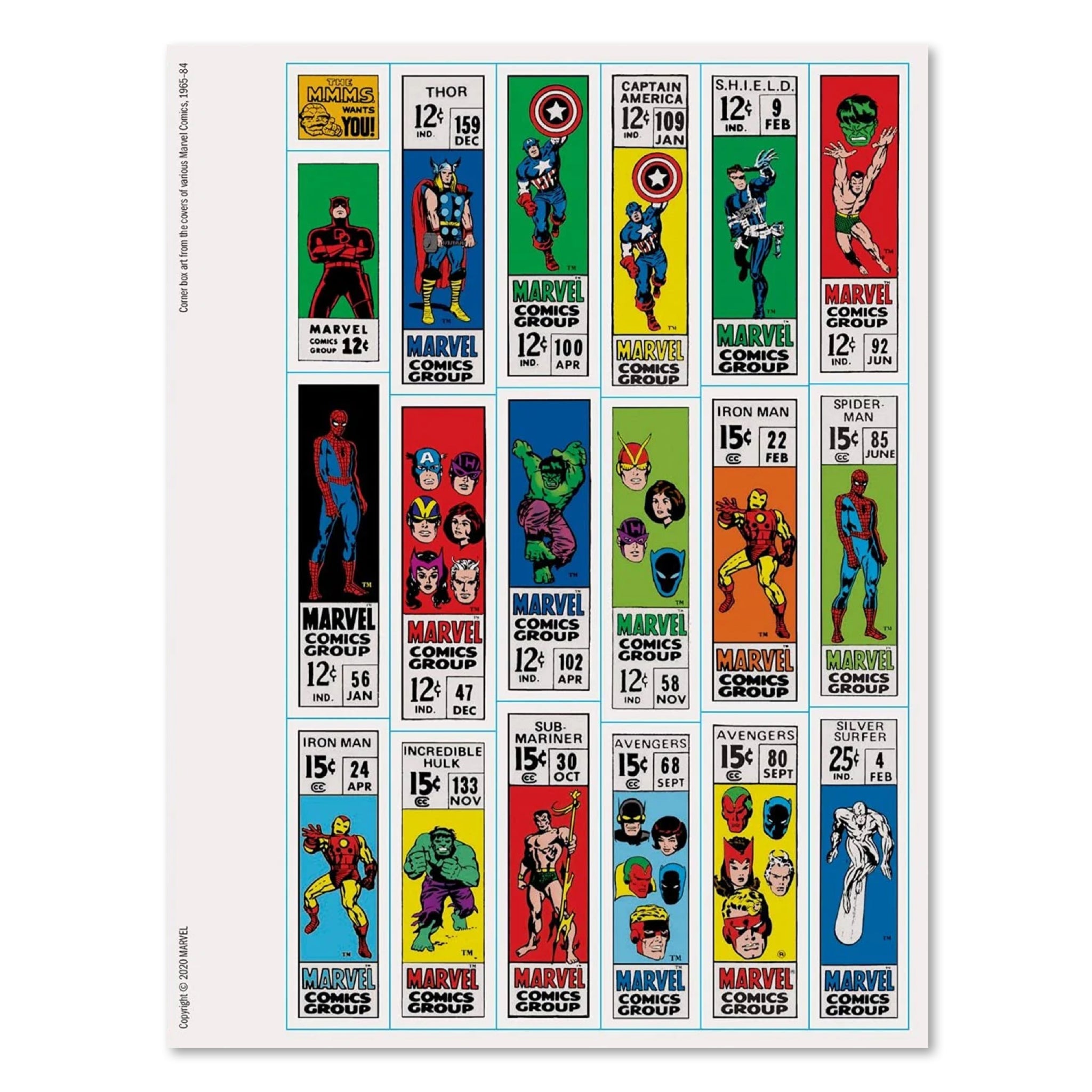 Marvel Classic Sticker Book - bubblegum market