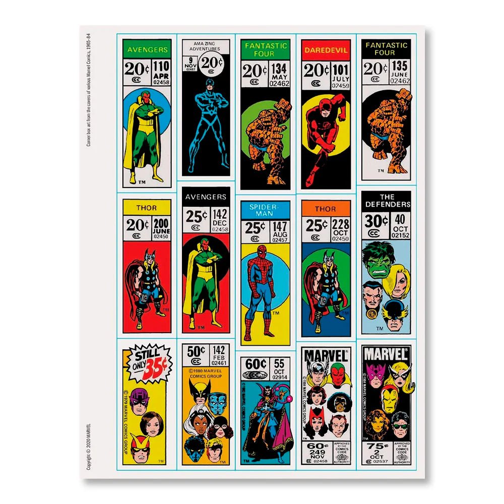 Marvel Classic Sticker Book - bubblegum market
