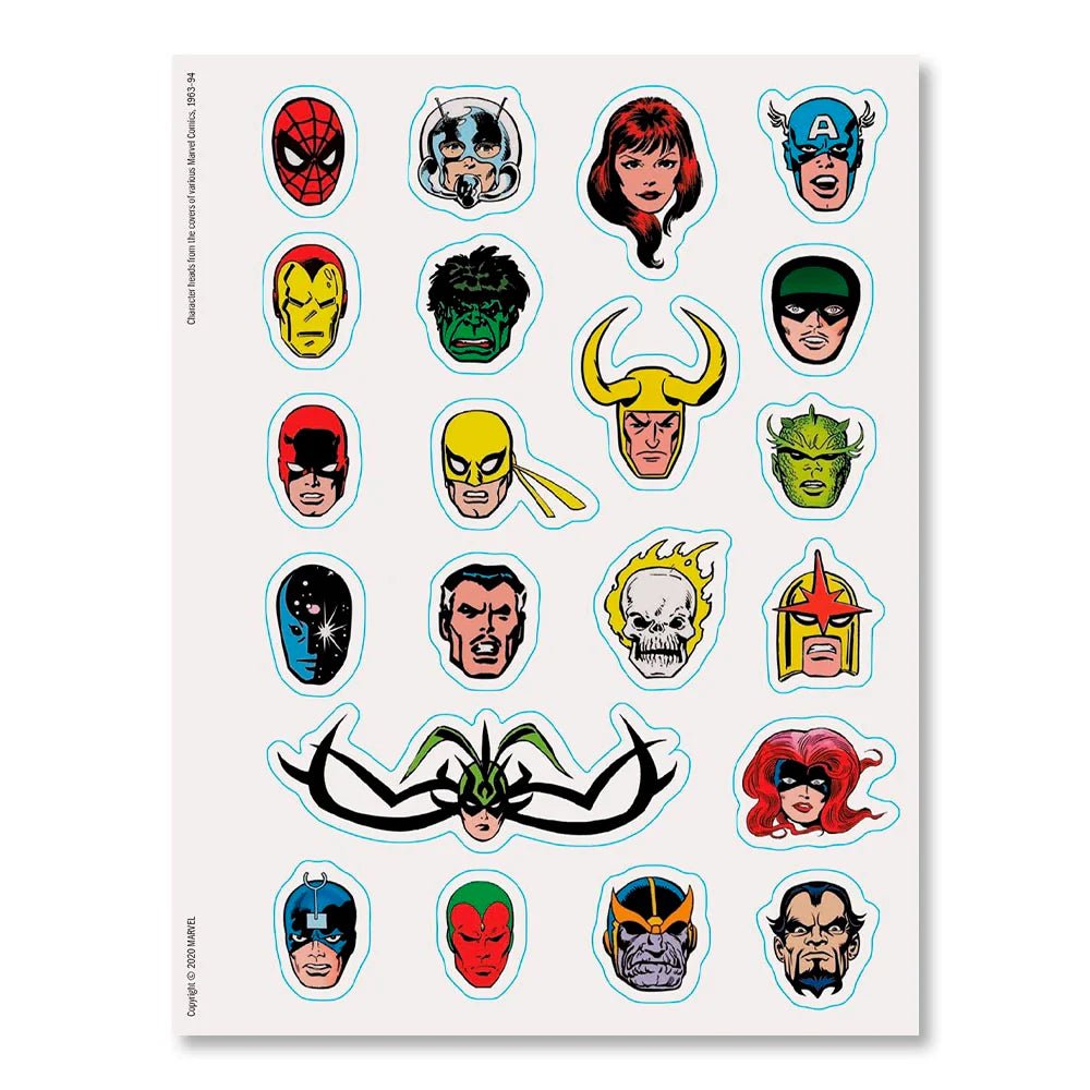 Marvel Classic Sticker Book - bubblegum market