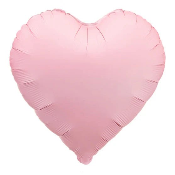Matte Pink Heart Shaped Foil Balloon 18" - bubblegum market