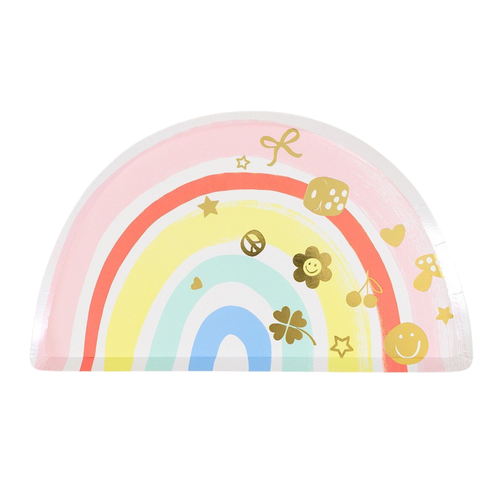 Meri Meri Charm Party Rainbow Plates 10" - bubblegum market