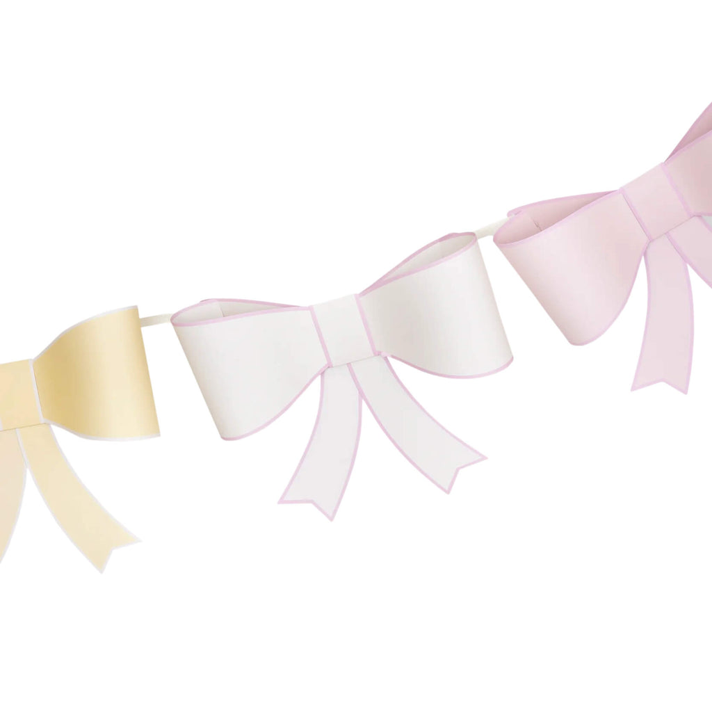 meri-meri-party-3d-paper-bow-garland-bows-close-up-banner-pink-yellow-cream