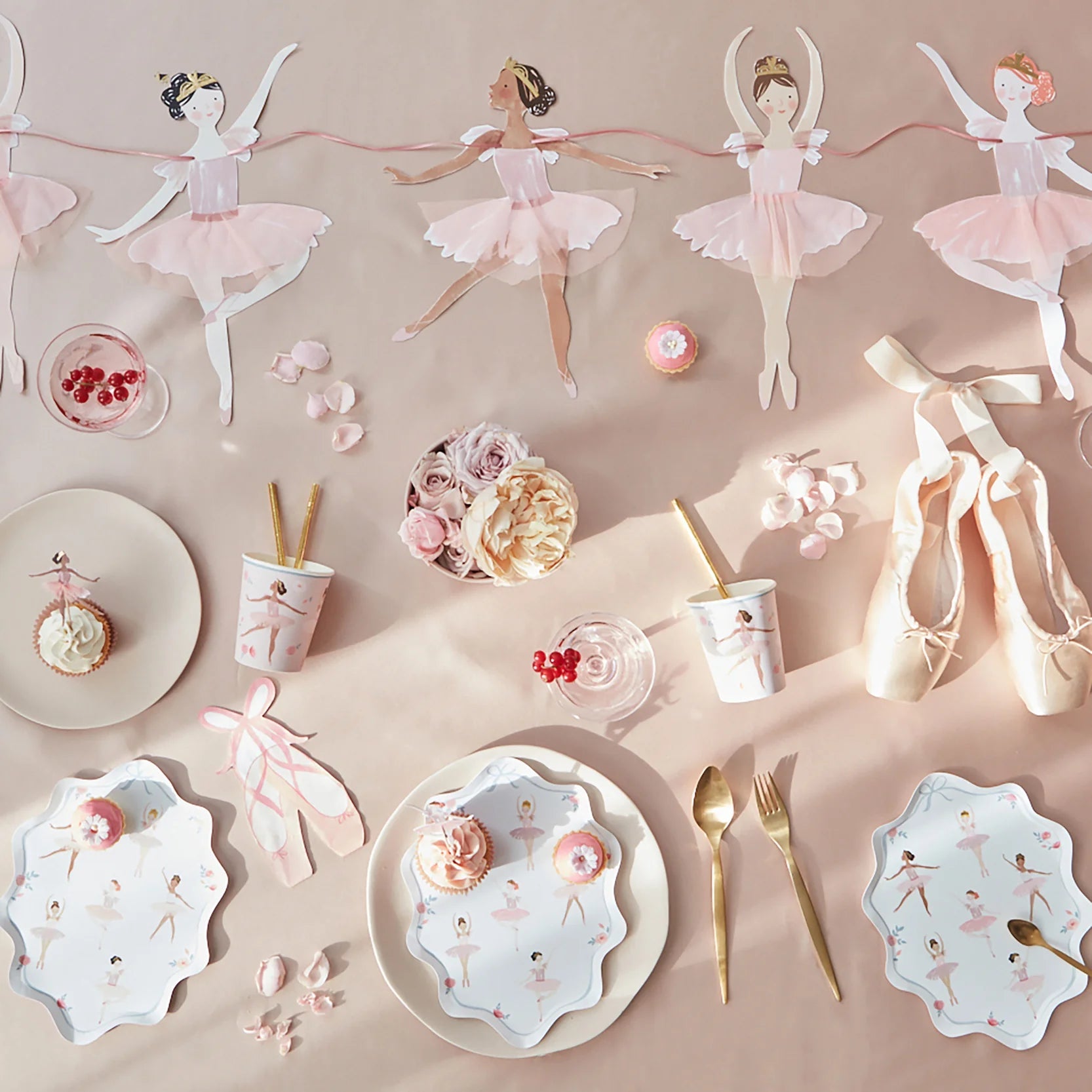 Meri Meri Party Ballerina Plates 9.75" - bubblegum market