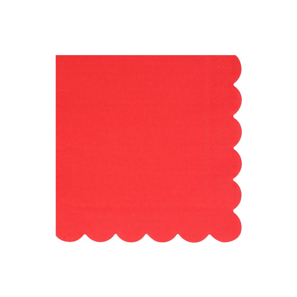 Meri Meri Party Berry Red Large Napkins - bubblegum market