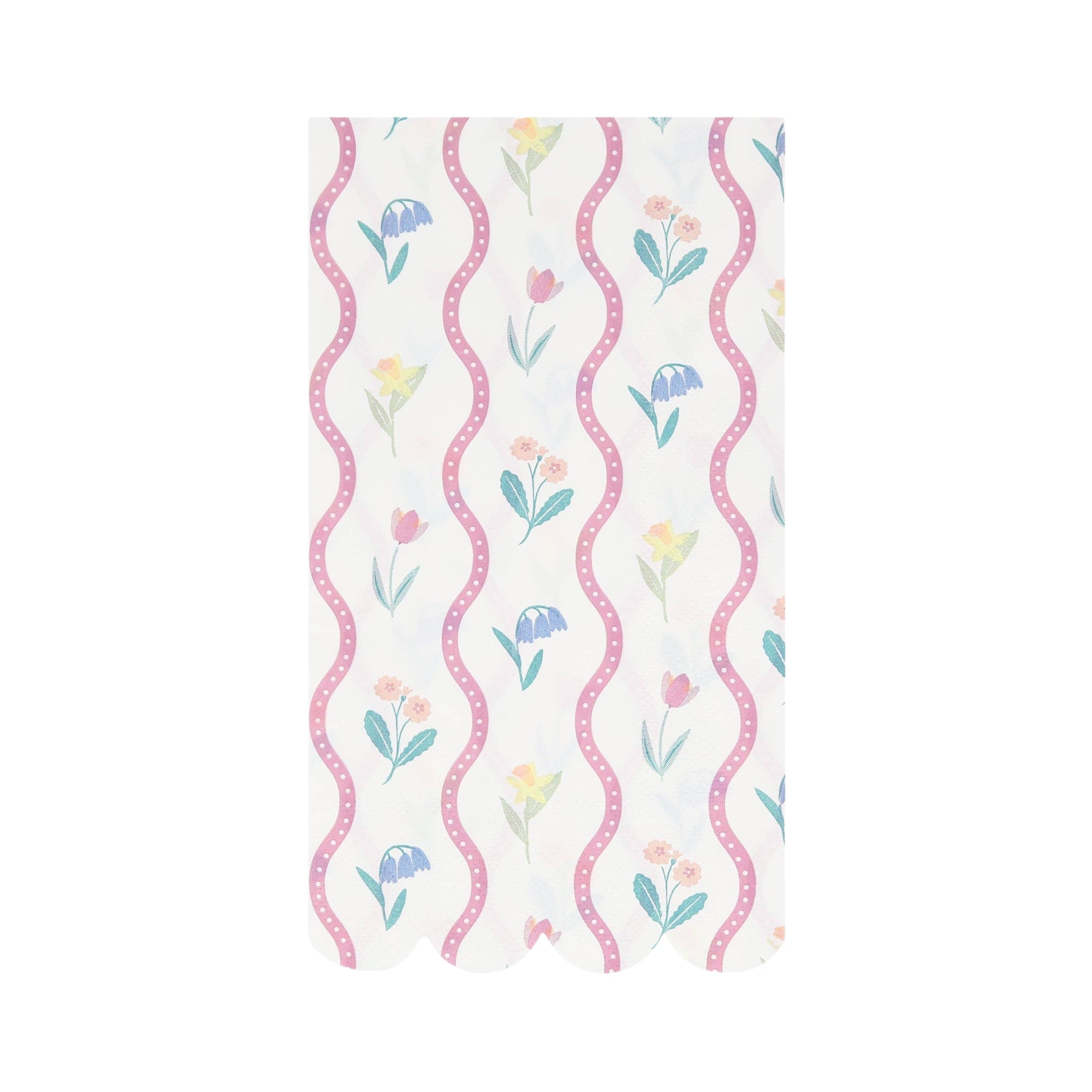Meri Meri Party Bloomsbury Floral Pattern Guest Towels - bubblegum market