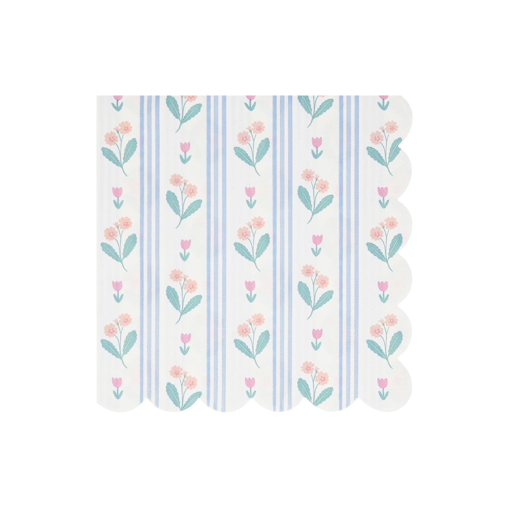Meri Meri Party Bloomsbury Floral Pattern Large Napkins - bubblegum market