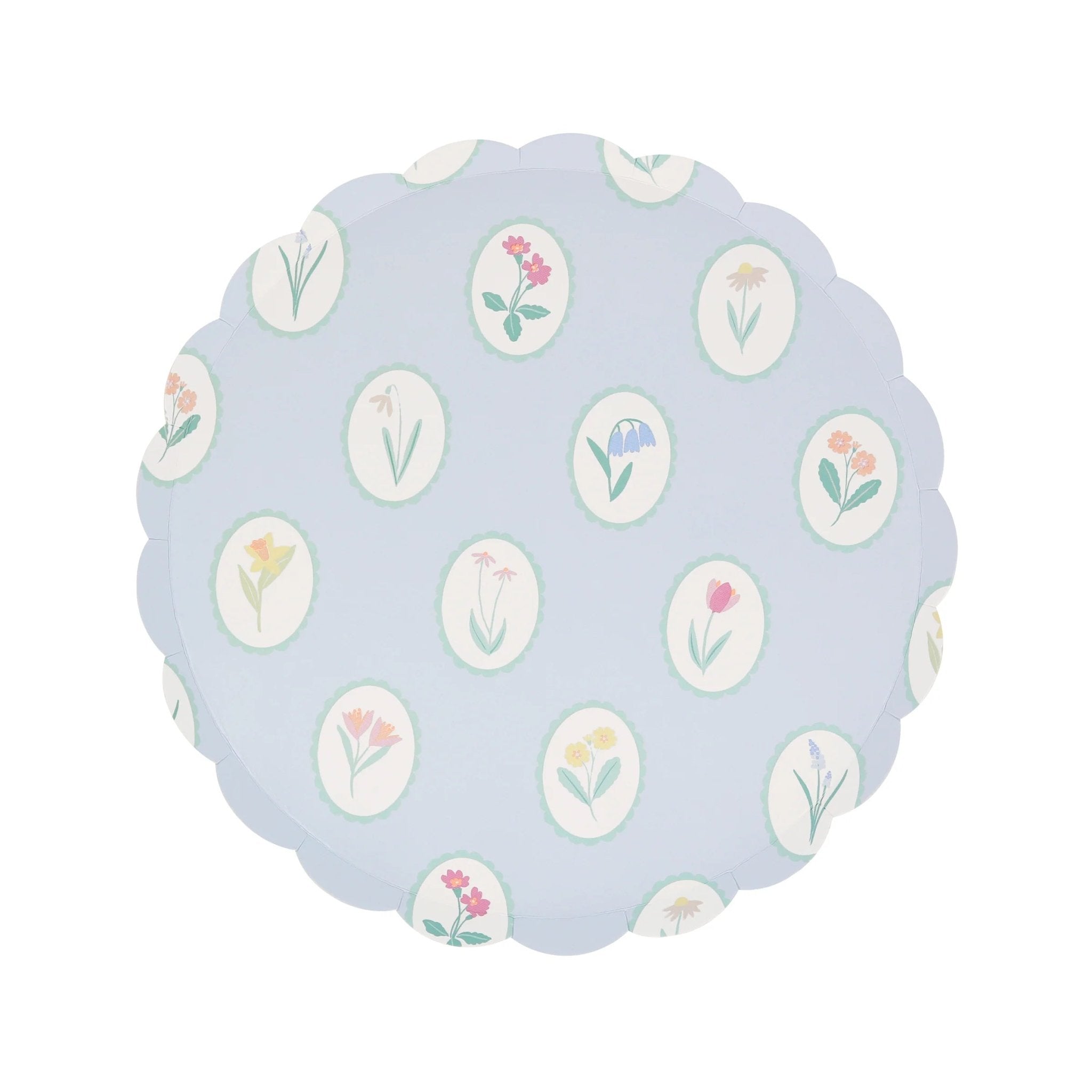 Meri Meri Party Bloomsbury Floral Pattern Side Plates 8.5" - bubblegum market