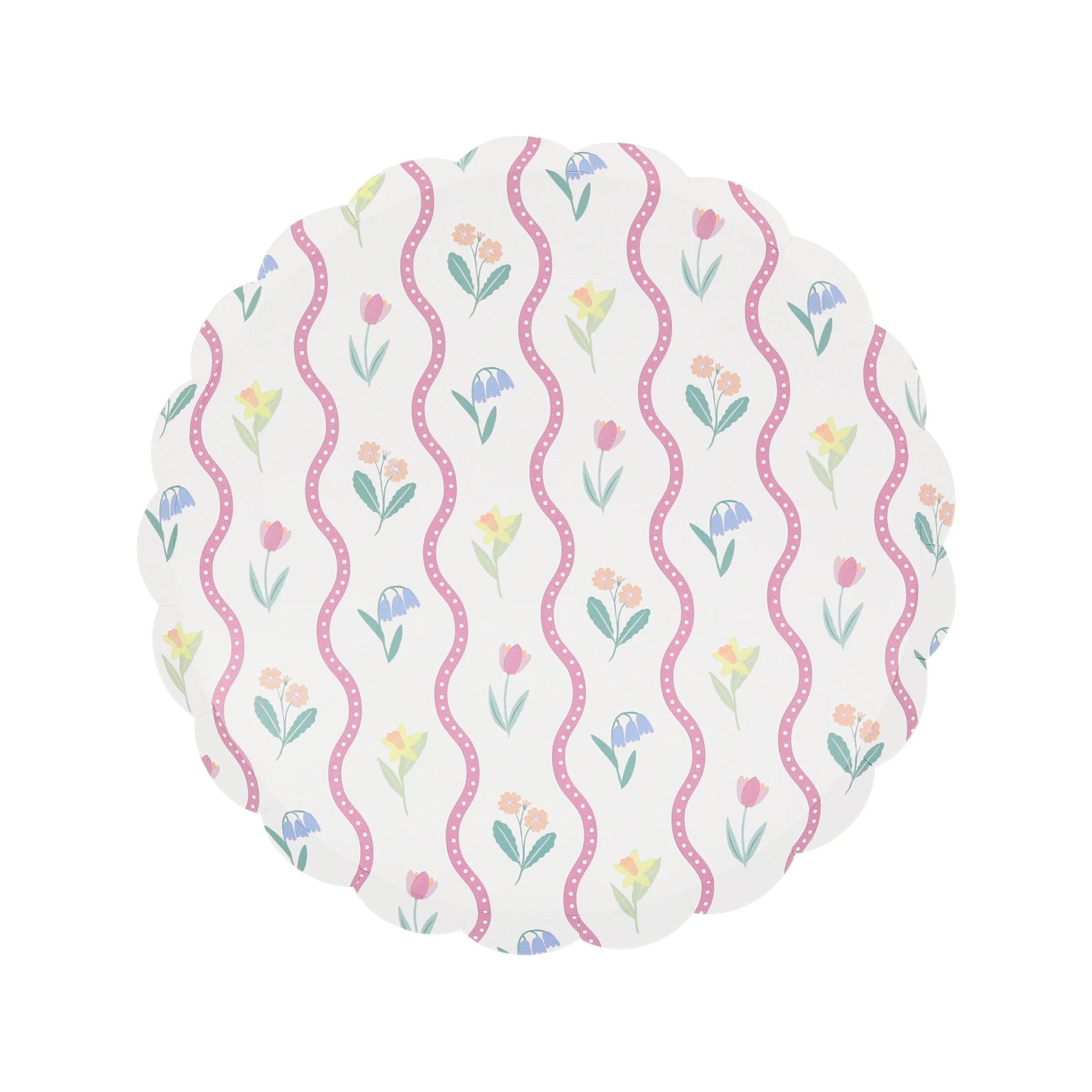 Meri Meri Party Bloomsbury Floral Pattern Side Plates 8.5" - bubblegum market