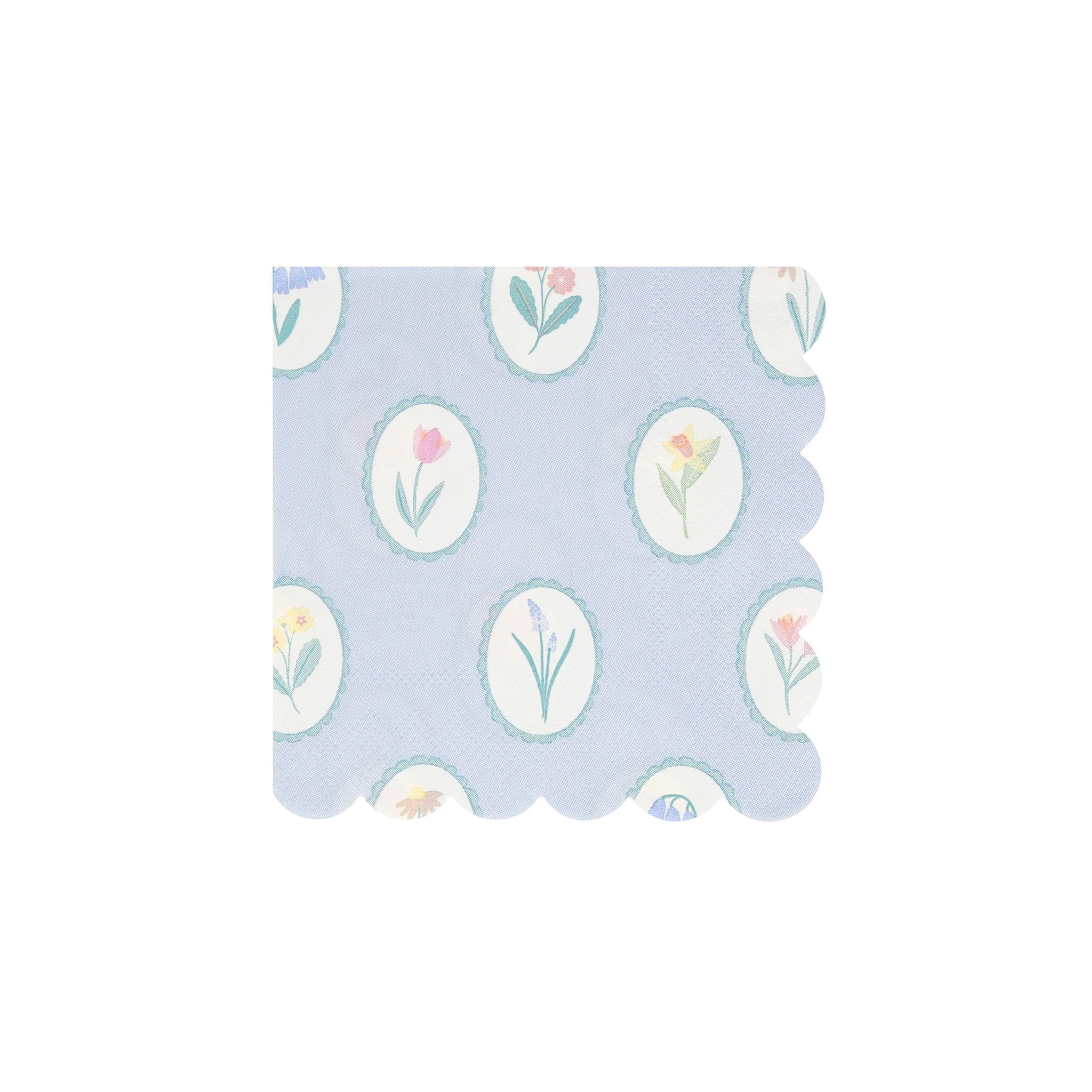 Meri Meri Party Bloomsbury Floral Pattern Small Napkins - bubblegum market